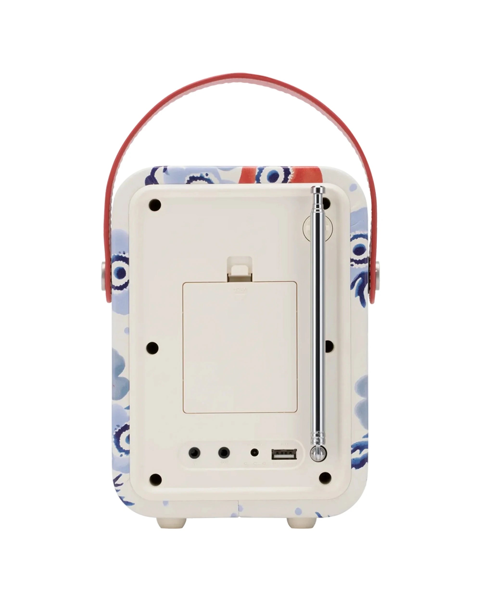4 VQ Retro Mini Dab Radio Emma Bridgewater Anemone Bluetooth Alarm 60 Presets - White, 4 of 9