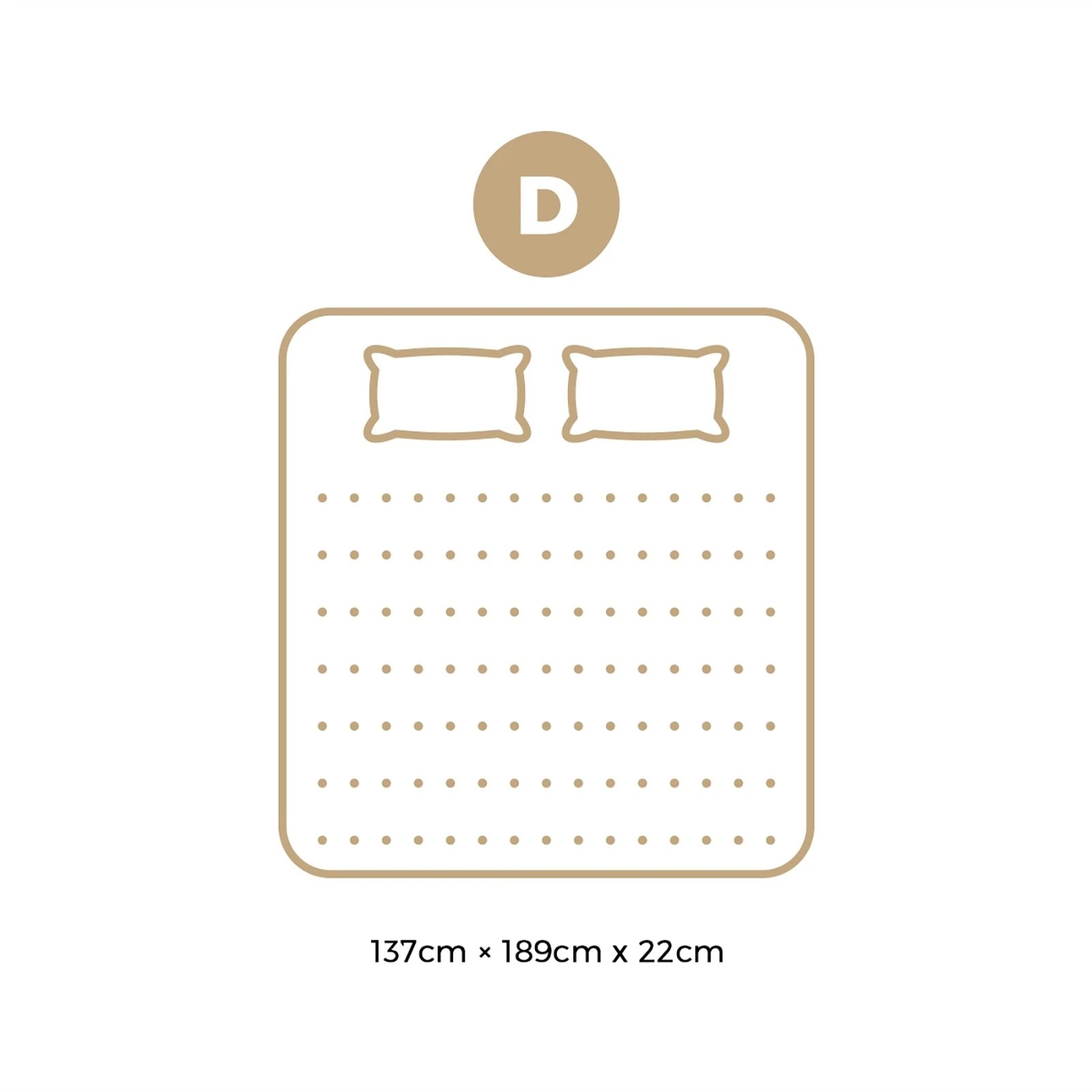 8 Bedra Bedding Double Mattress Luxury Bed Bonnell Spring Foam 22cm
 - Multi, 8 of 8