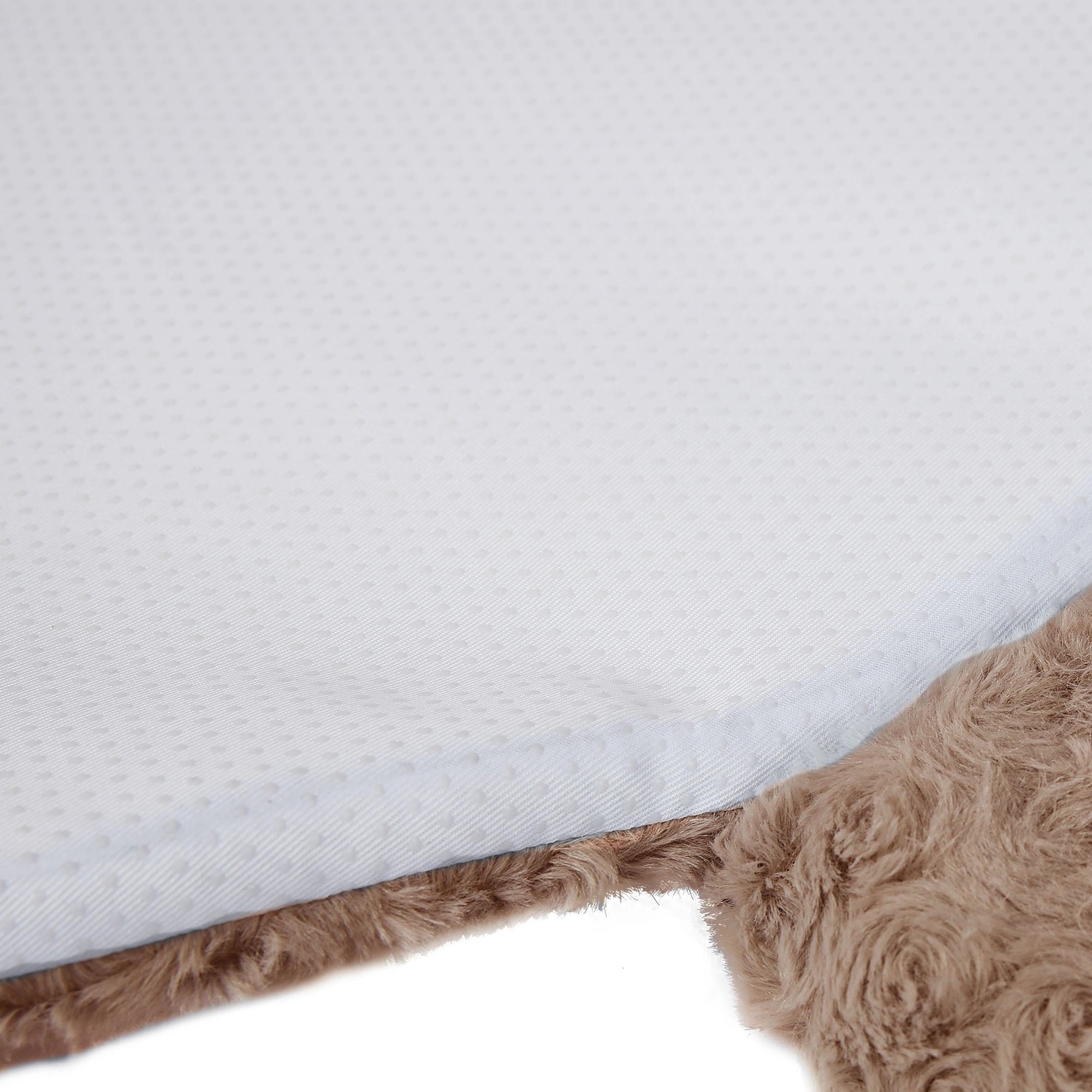 4 Pawz Medium Pet Calming Bed With Squeaky Toy Tan, 4 of 7