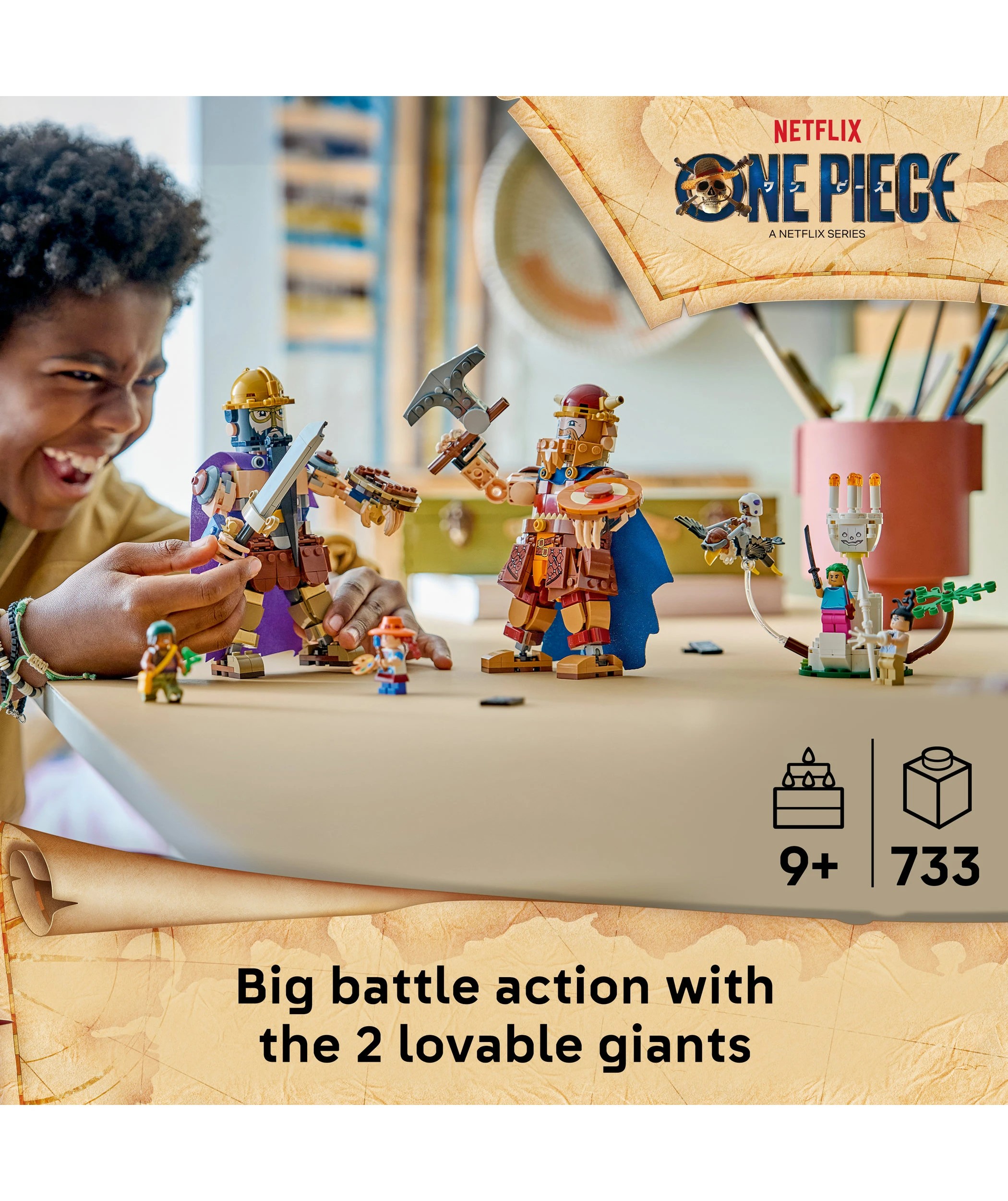 3 LEGO ONE PIECE Dorry vs. Brogy – Giants of Little Garden 75644, 3 of 10