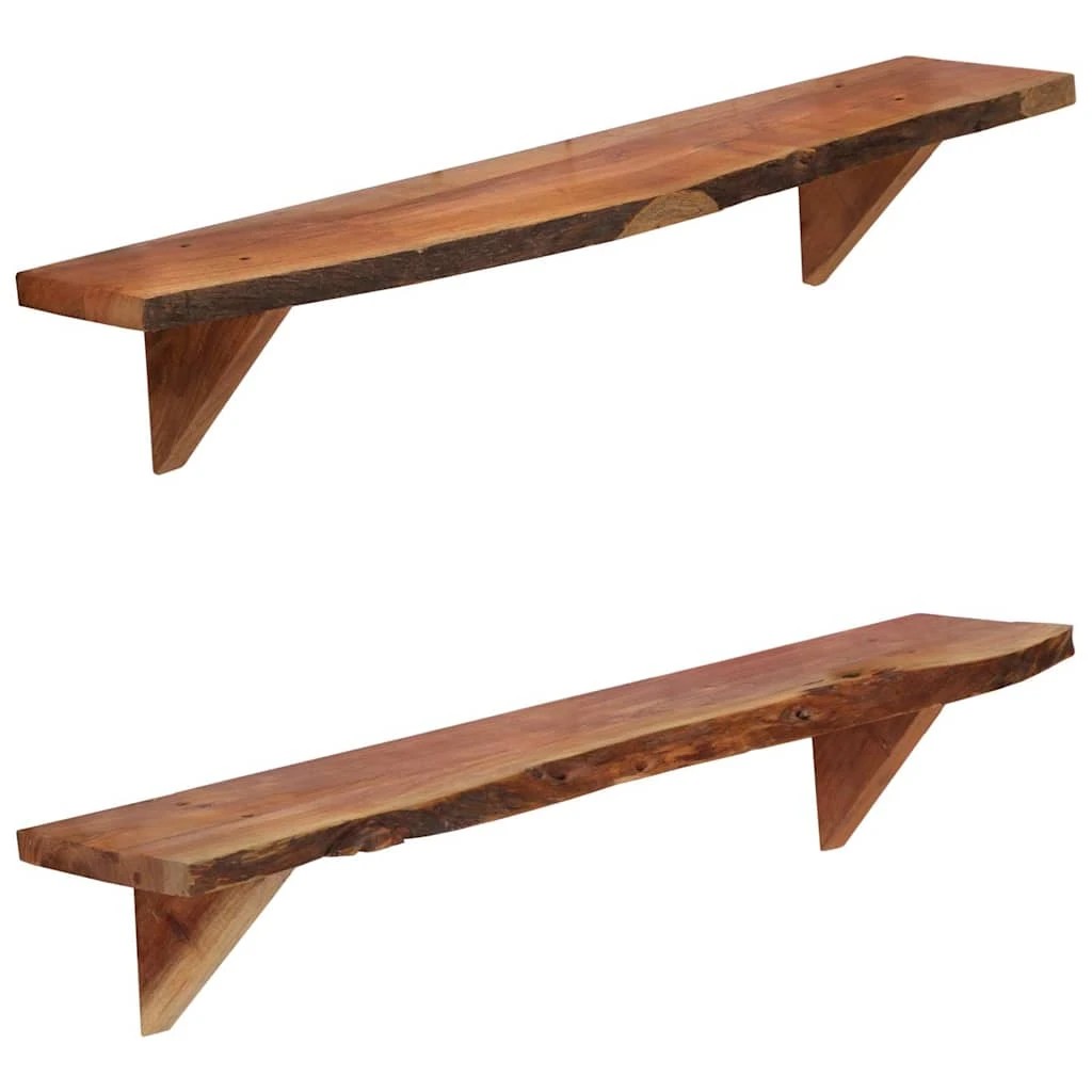 1 vidaXL Wall shelf Wall mounting - Brown, 1 of 9