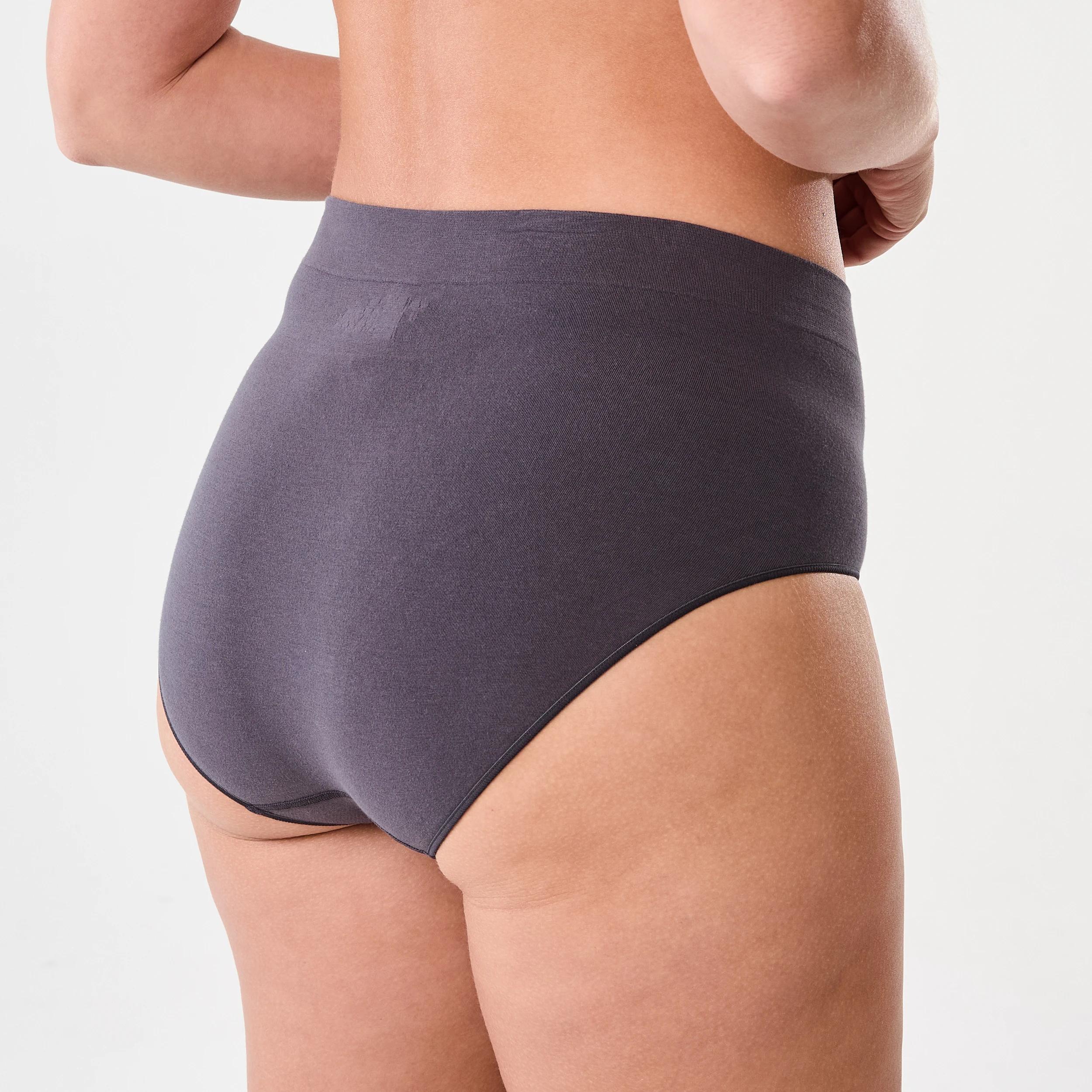 7 3 Pack Seamfree Cotton Full Briefs WASHED SLATE, SEAGRASS BLUE, BRIGHT TURQUOISE, 7 of 8