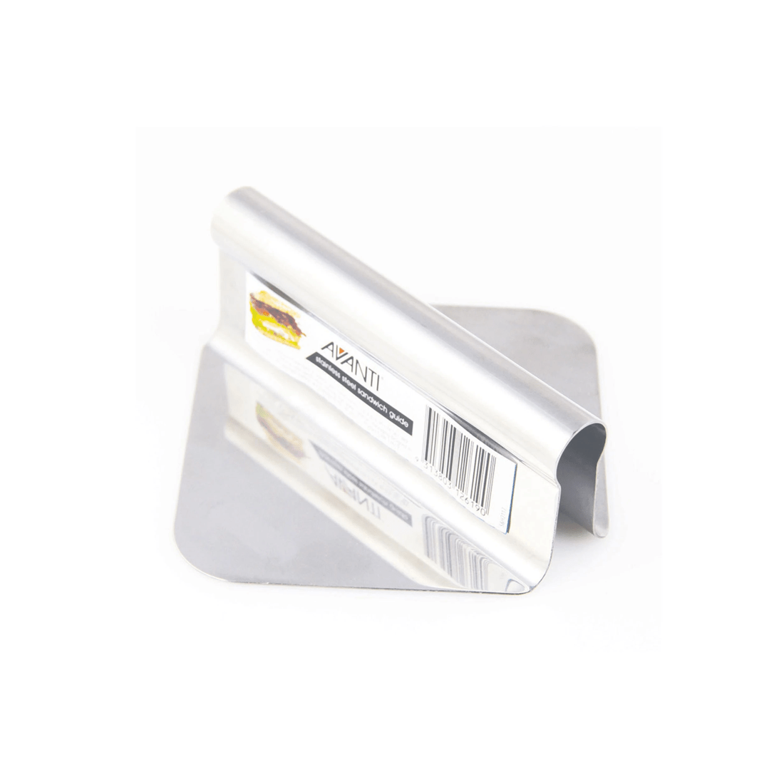1 Avanti Sandwich Cutting Guide Stainless Steel 10cm X 11cm Diagonal Cut
 - Metallic, 1 of 3
