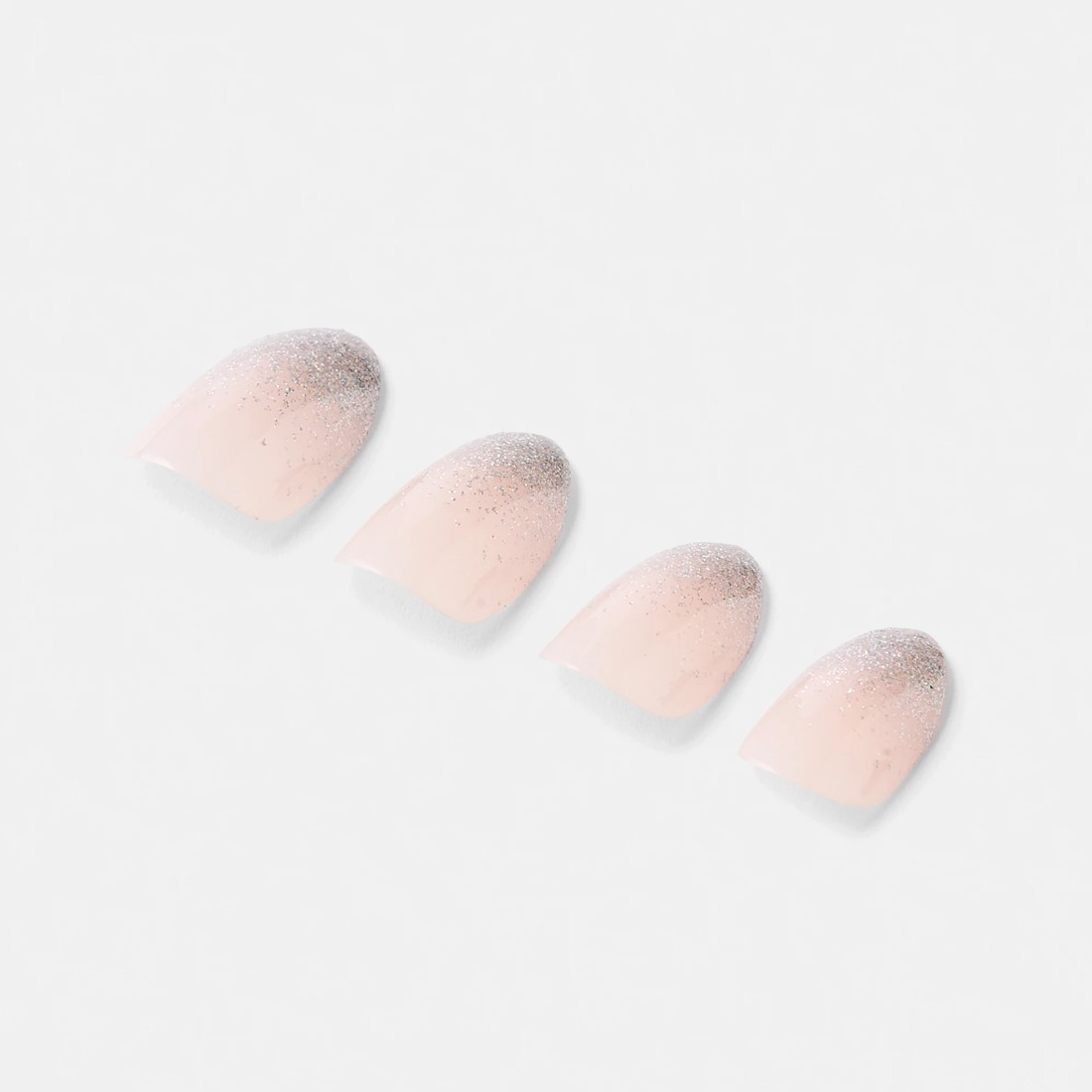 5 OXX Cosmetics 24 Pack Artificial Nails with Adhesive - Almond Shape, Glitter Tip, 5 of 5