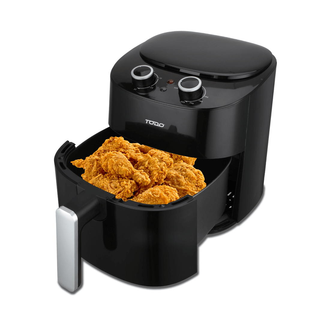 4 TODO 4.2L Air Fryer 1300W Convection Oven Fan Forced Multi Function Cooker Analog Black, 4 of 4