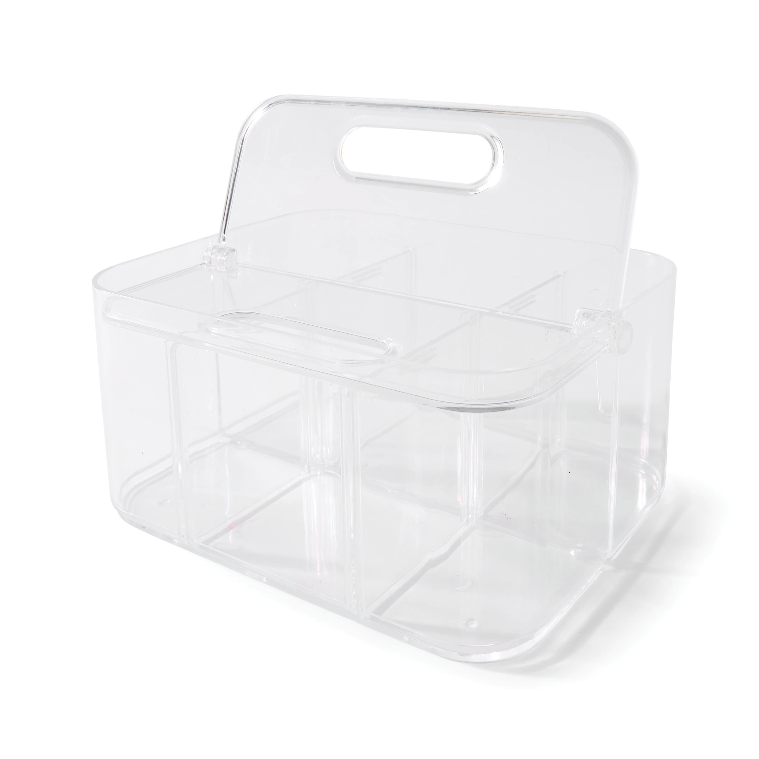 4 Stackable Small Storage Caddy - Clear, 4 of 10