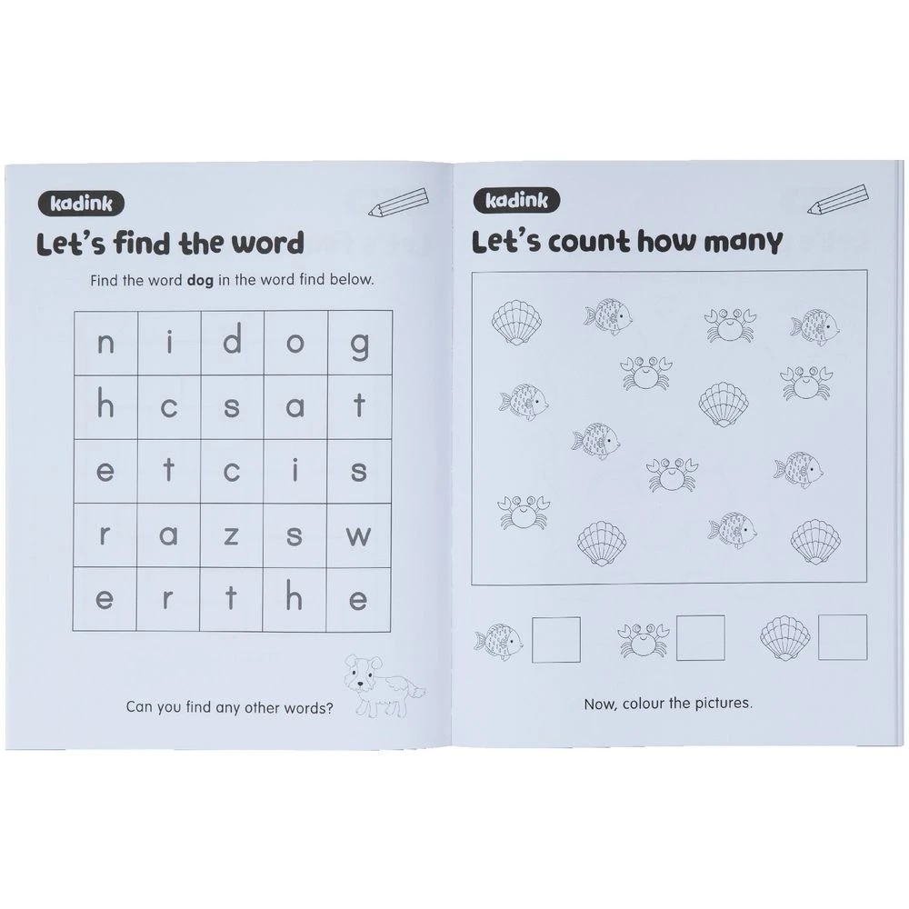 3 Kadink Workbook 48 Pages Puzzles and Games, 3 of 5