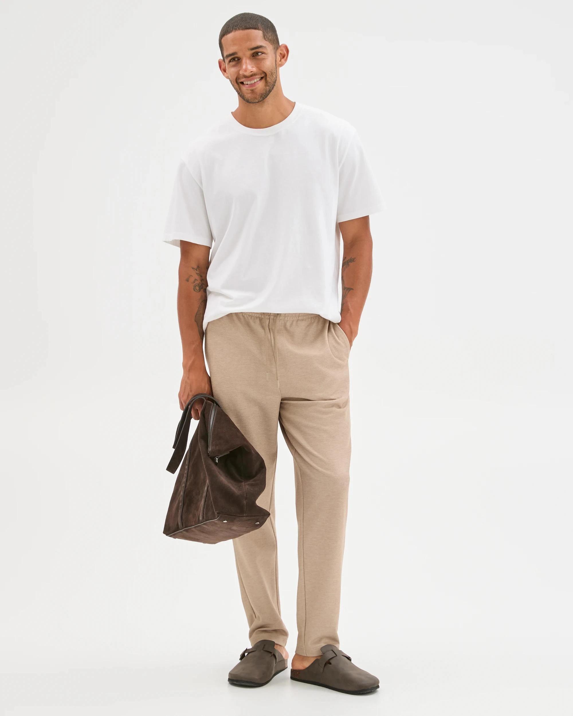1 Target Man Textured Knit Pants SAND, 1 of 5