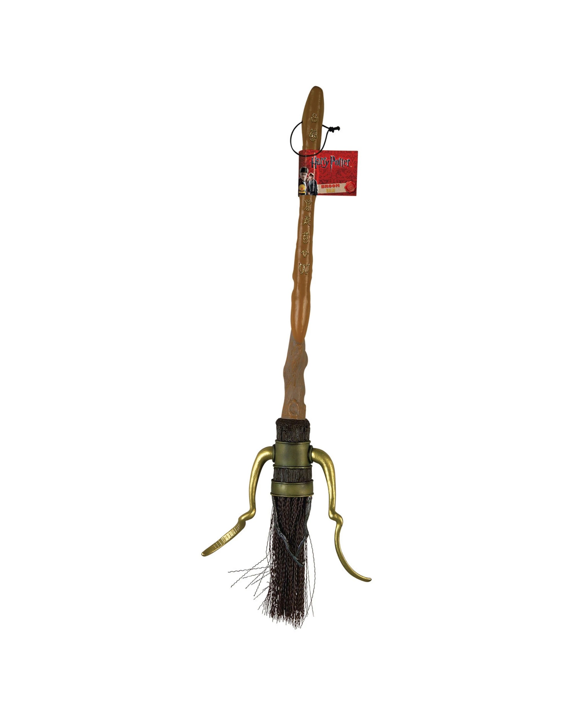 1 Harry Potter Kids Wizard Broomstick Halloween Costume Party Accessory - Officially Licensed Product
 - Brown, 1 of 3