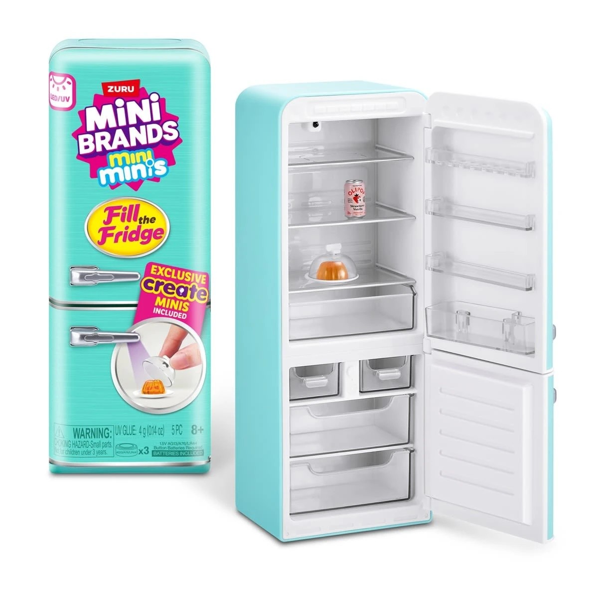 1 5 Piece Zuru Mini Brands Mini Minis Fill the Fridge Playset, 1 of 11
