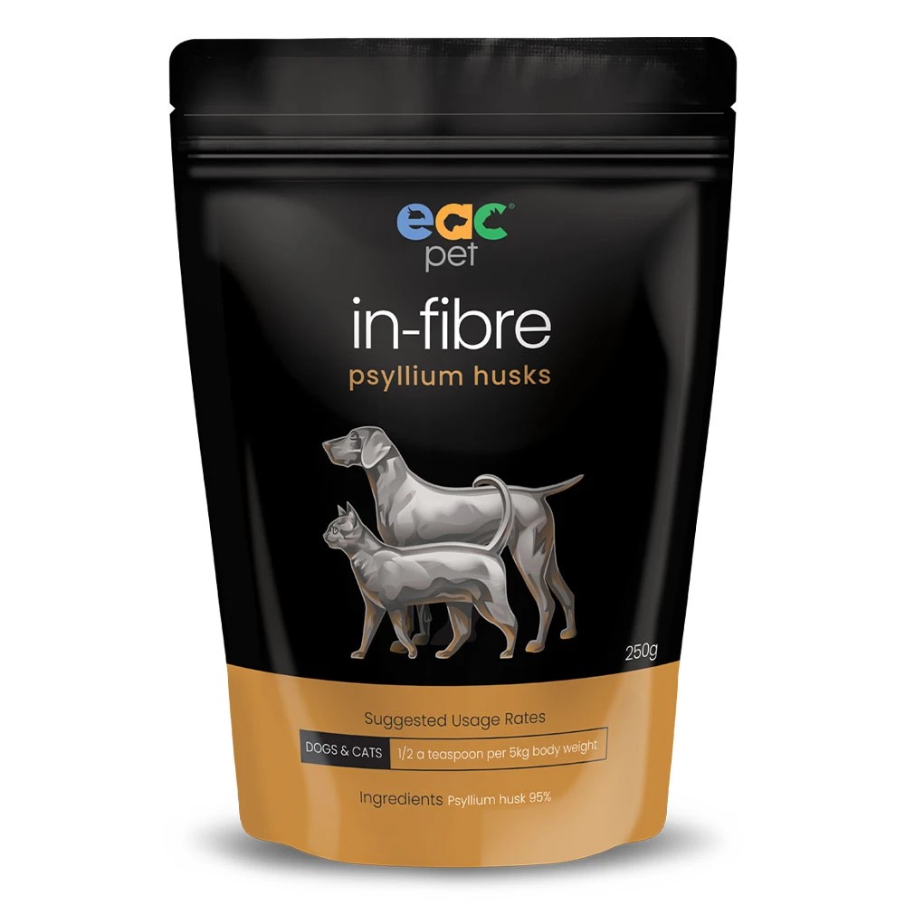 1 Eac In Fibre Psyllium Husks For Horses Dogs & Cats  250 Gm, 1 of 1