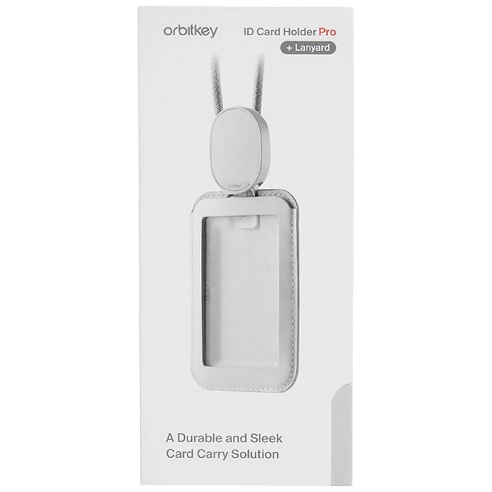 2 Orbitkey Card Holder Pro with Lanyard Stone, 2 of 9