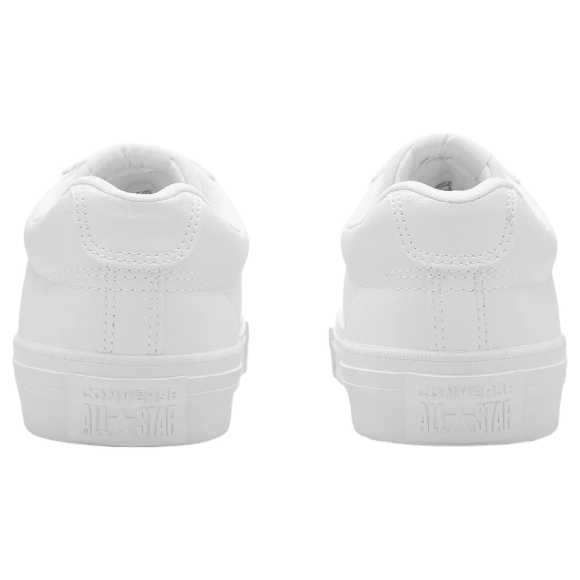 5 Converse Unisex Sport Casual Faux Leather Sneaker WHITE, 5 of 6