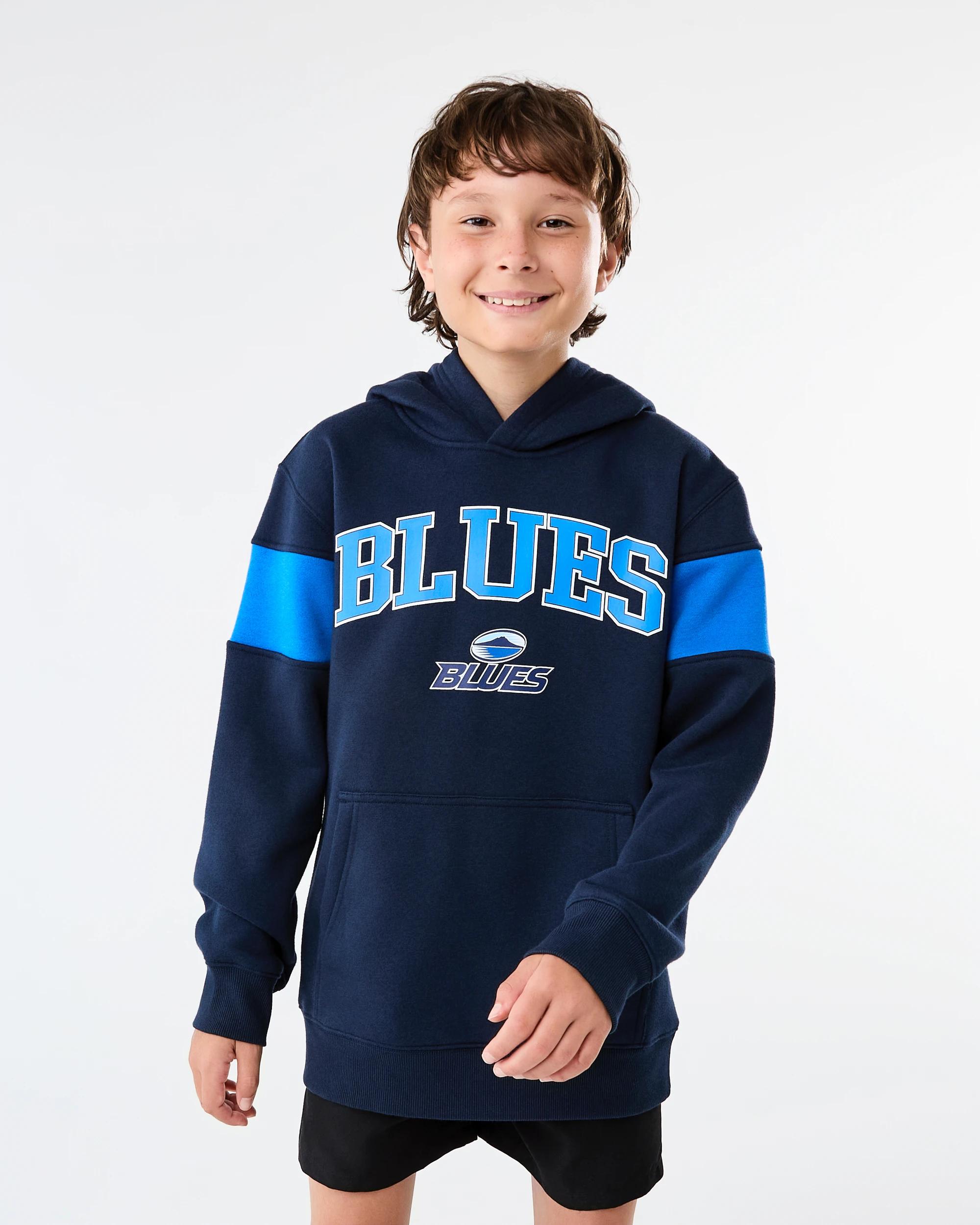 3 Official Super Rugby Youth Hoodie Blues, 3 of 8