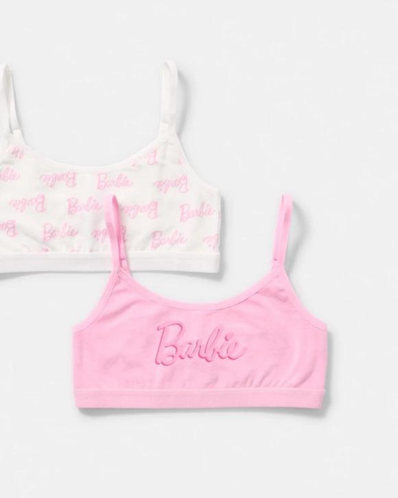 2 Pack Barbie License Crop Top
