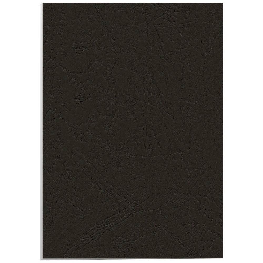 2 Fellowes Leatherboard Binding Covers A4 Black 100 Pack, 2 of 3