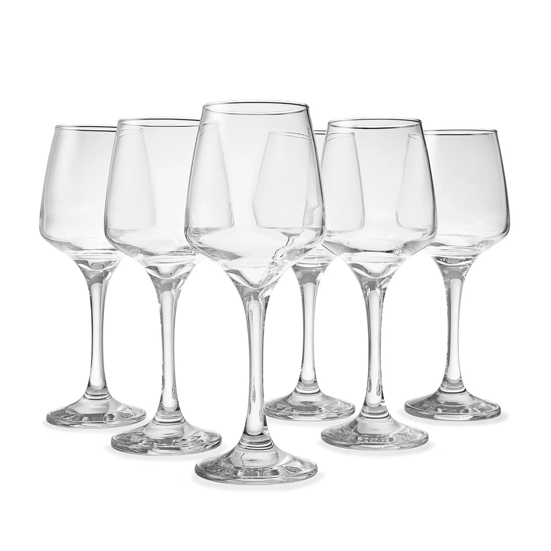 1 6 Santorini White Wine Glasses, 1 of 7