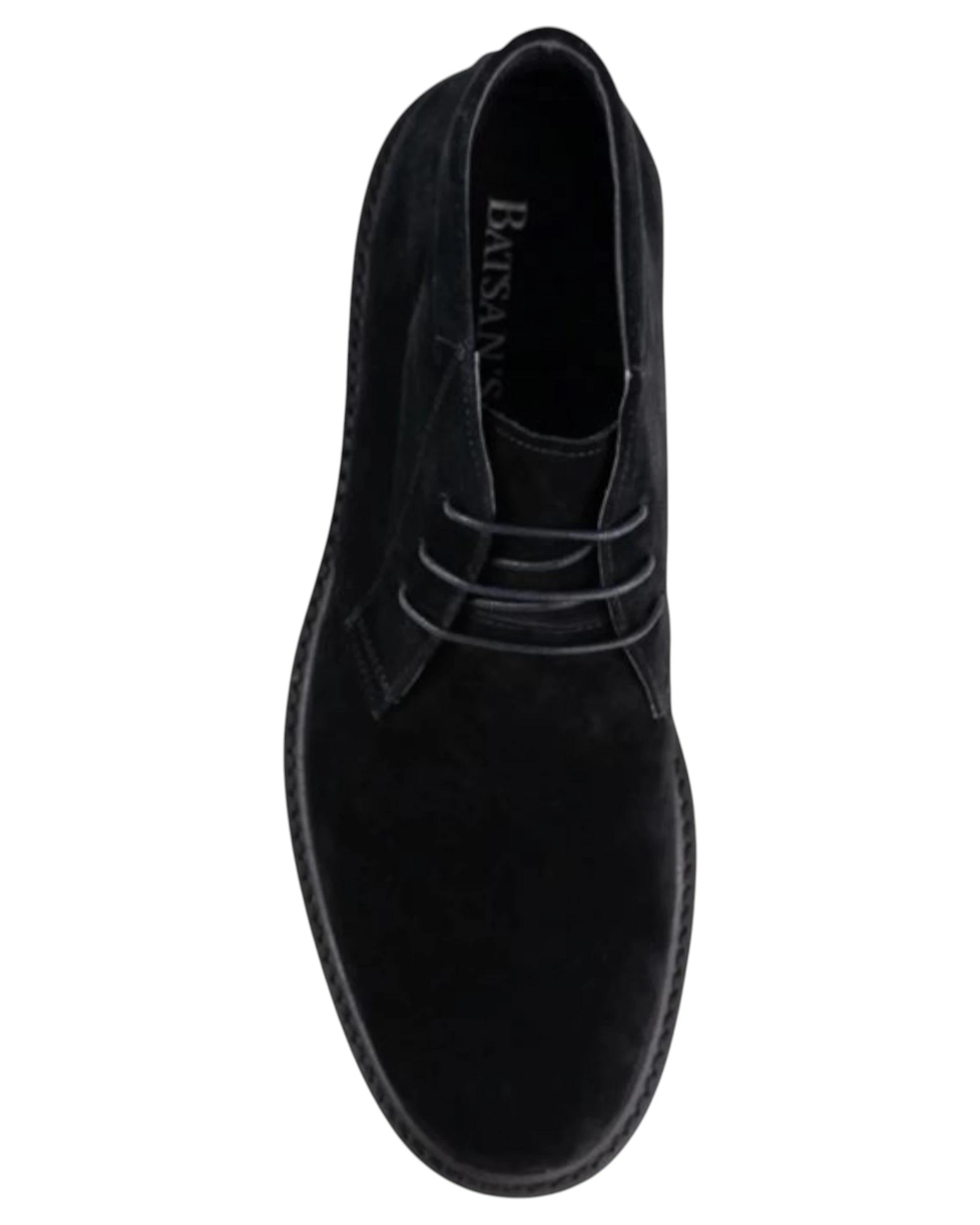 3 Batsanis Mens Bowry Lace Up Work Formal Shoes BLACK, 3 of 4