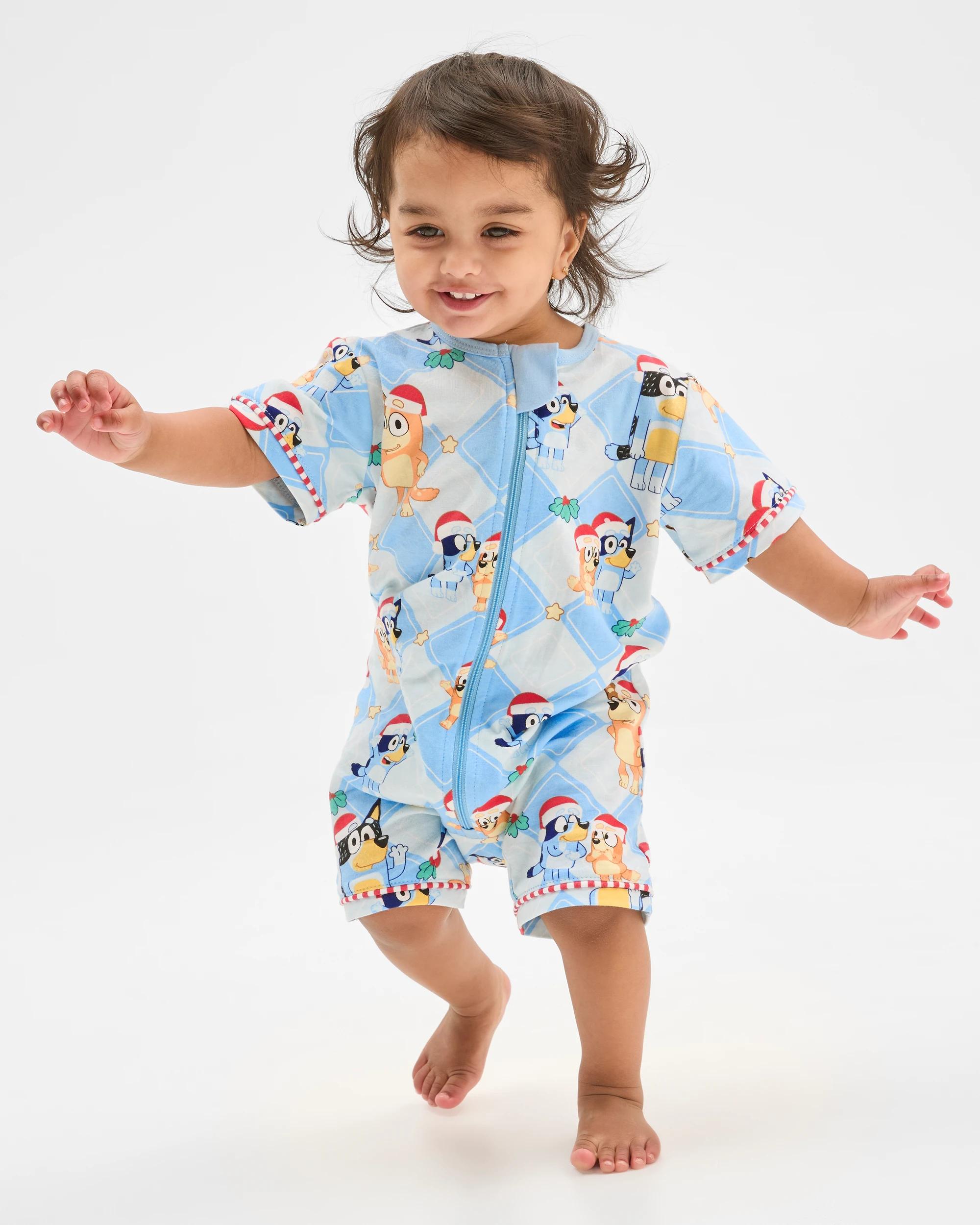 1 Family Matching Christmas Australian Cotton Baby Romper - Bluey BLUEY BLUE, 1 of 7
