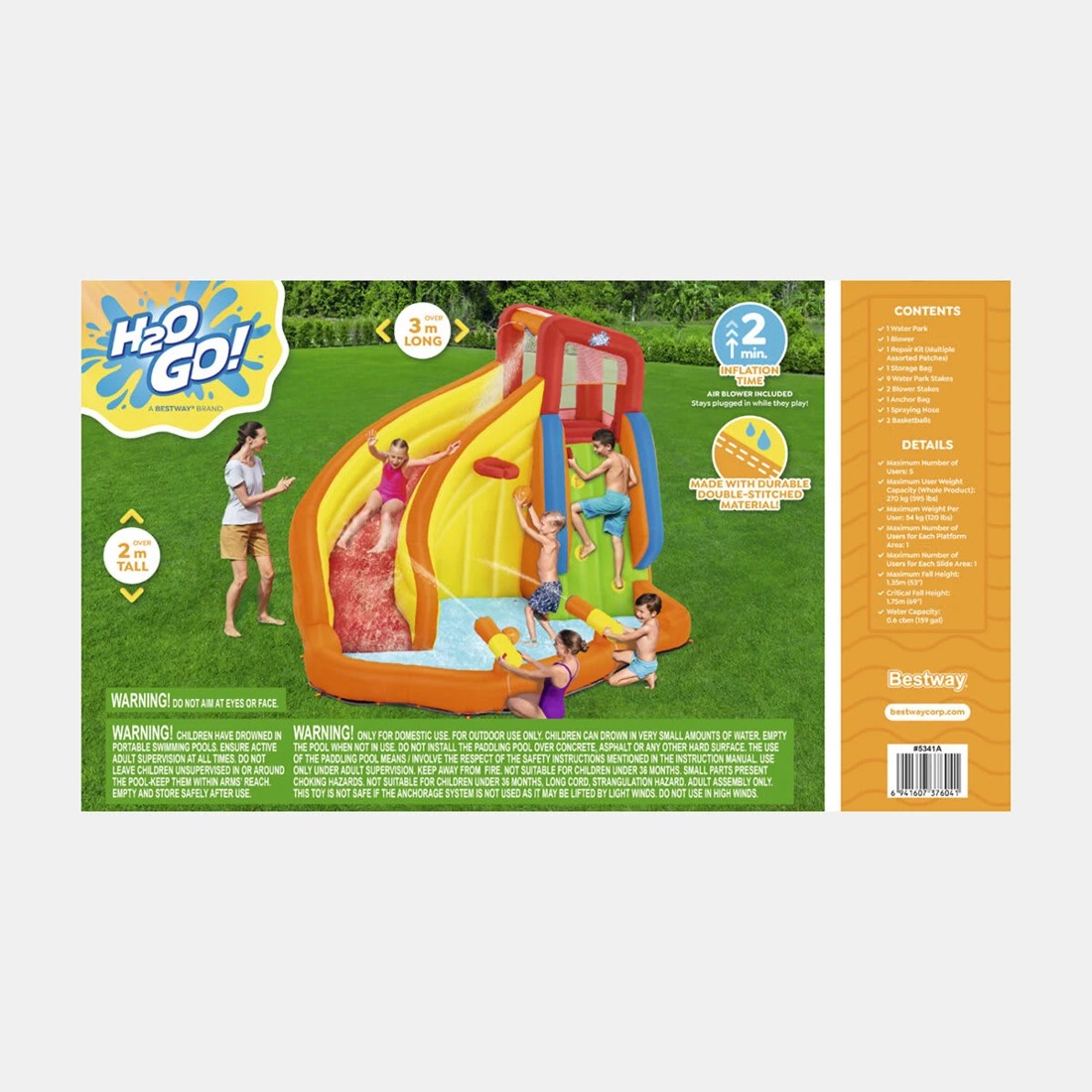 6 Bestway H2O Go Splash Tower Mega Water Park, 6 of 6