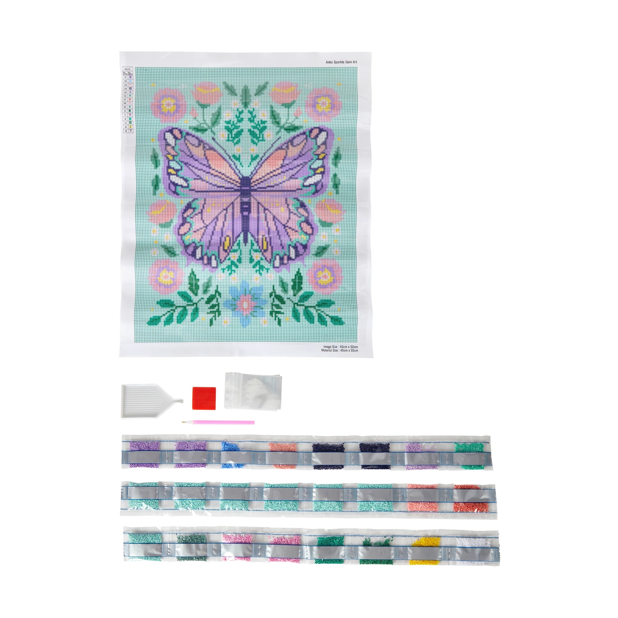 3 Sparkle Gem Art - Butterfly, 3 of 8