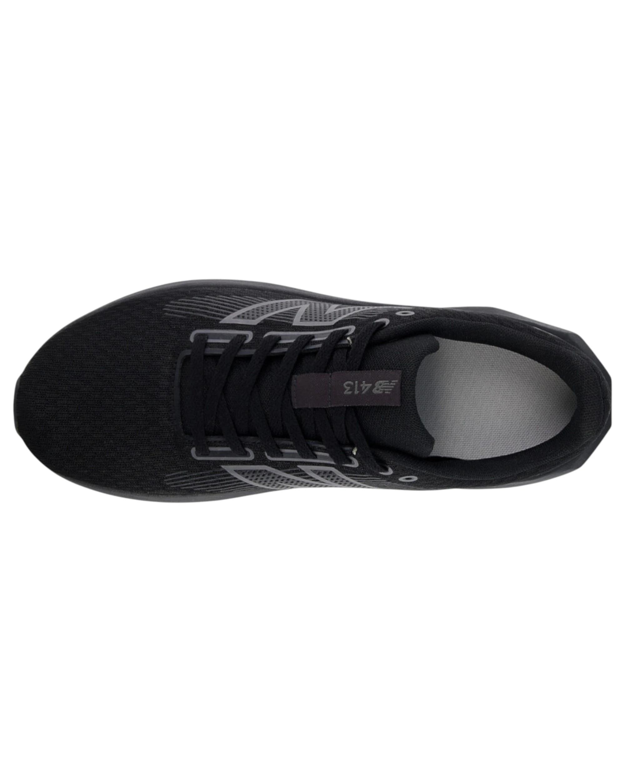 4 New Balance Mens 413 Black Athletic Running Shoes BLACK, 4 of 7