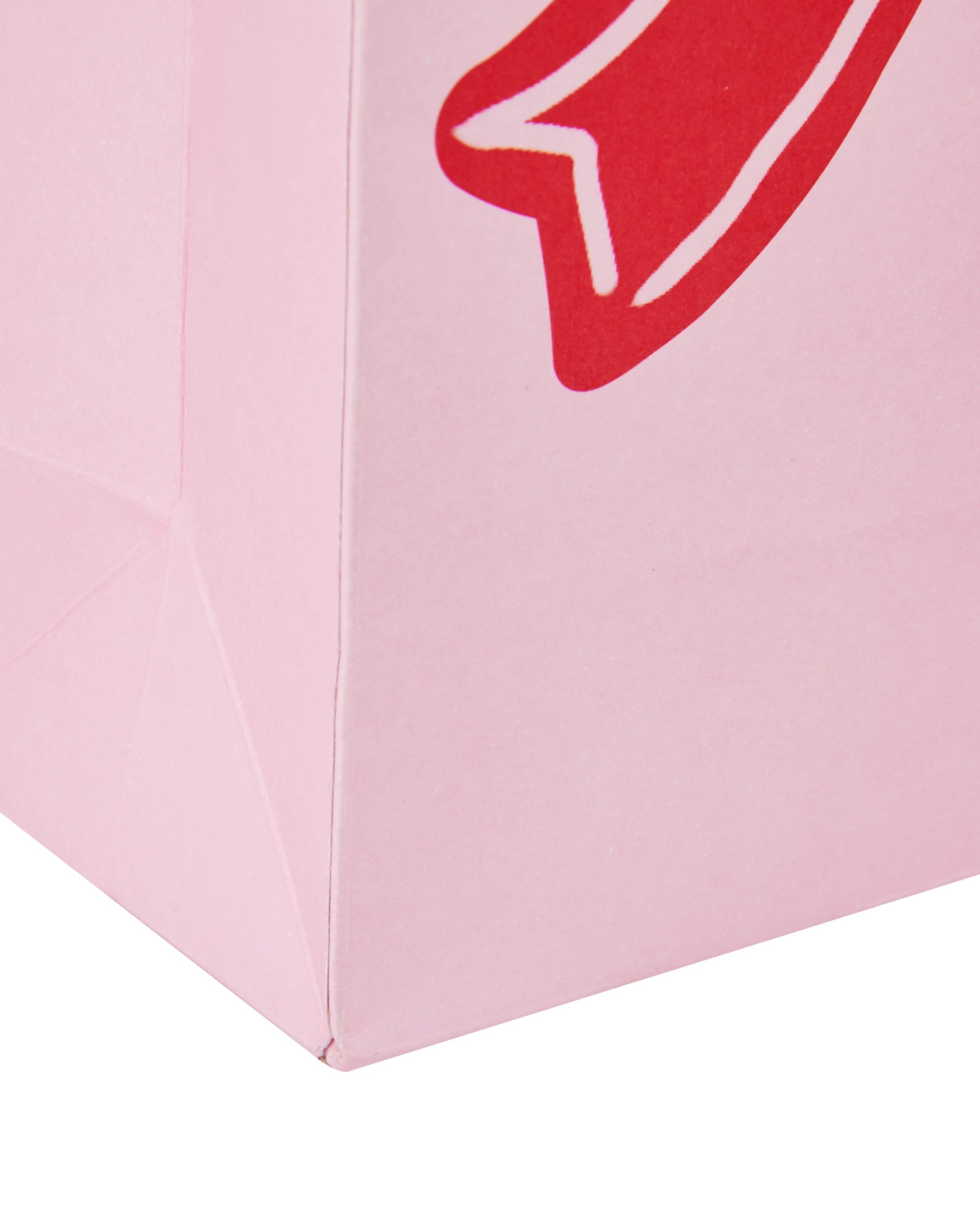 5 8 Piece Pink and Red Bow Shaped Loot Bag, 5 of 6
