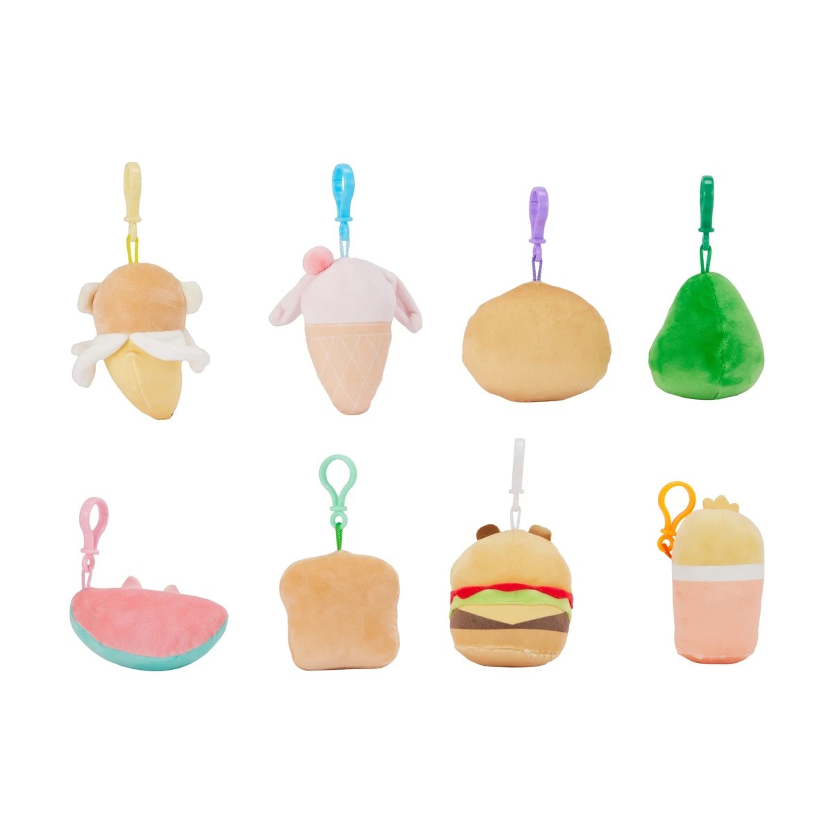 7 Foodie Friends Plush Blind Box Keychain - Assorted, 7 of 9