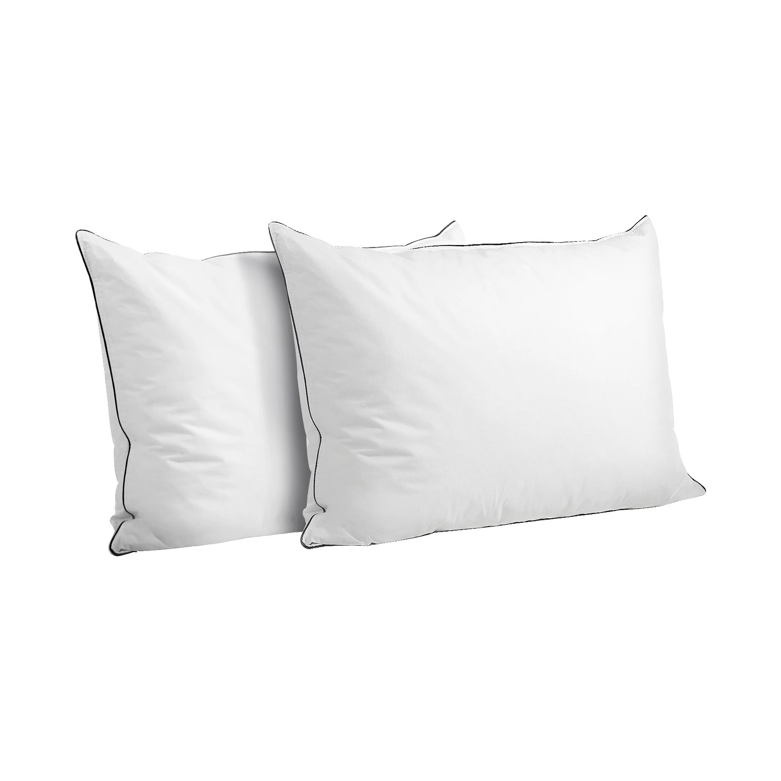 1 Bedra Bedding 2X Pillow Duck Feather Down Pillows Cotton - White, 1 of 10