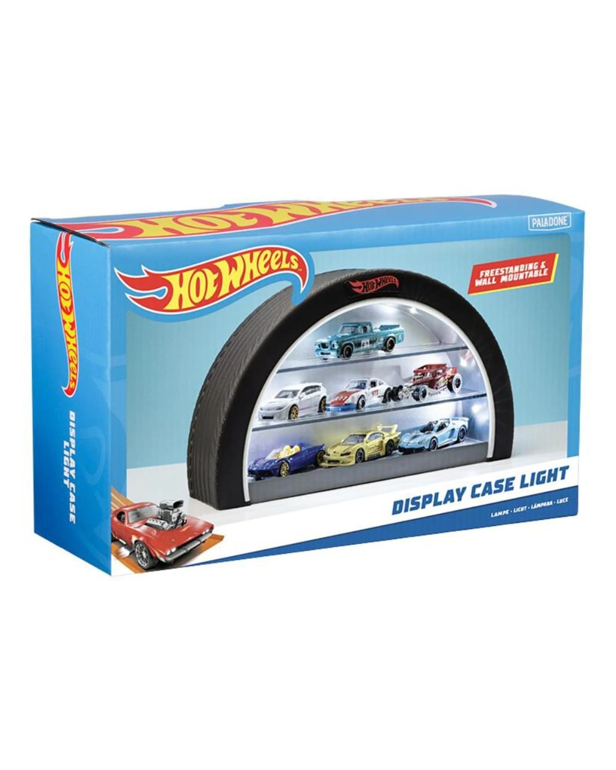 1 Paladone Hot Wheels Tyre Display Light Case, 1 of 3