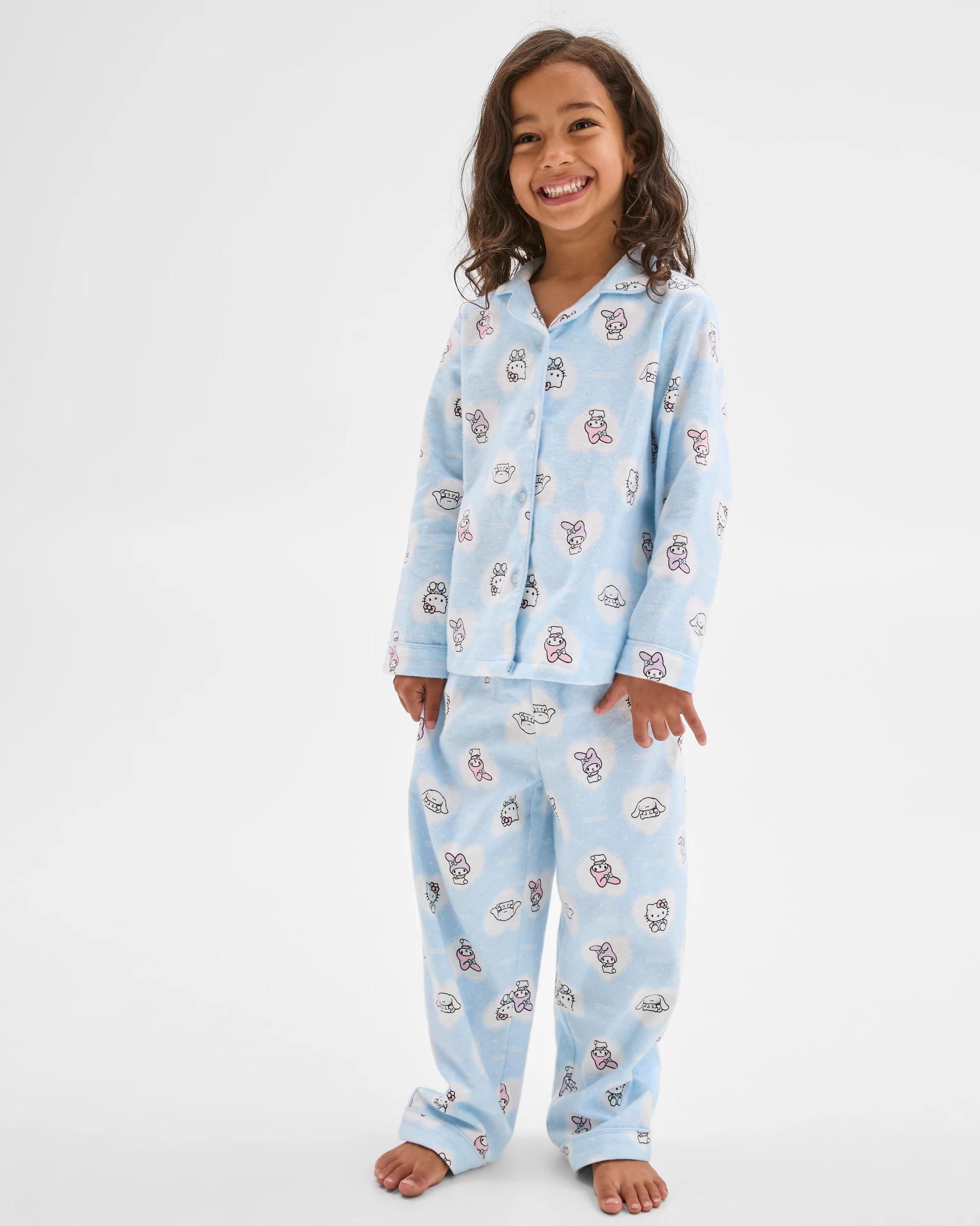 2 Hello Kitty Australian Cotton Flannel Younger Girls Pyjama Set HELLO KITTY, 2 of 9