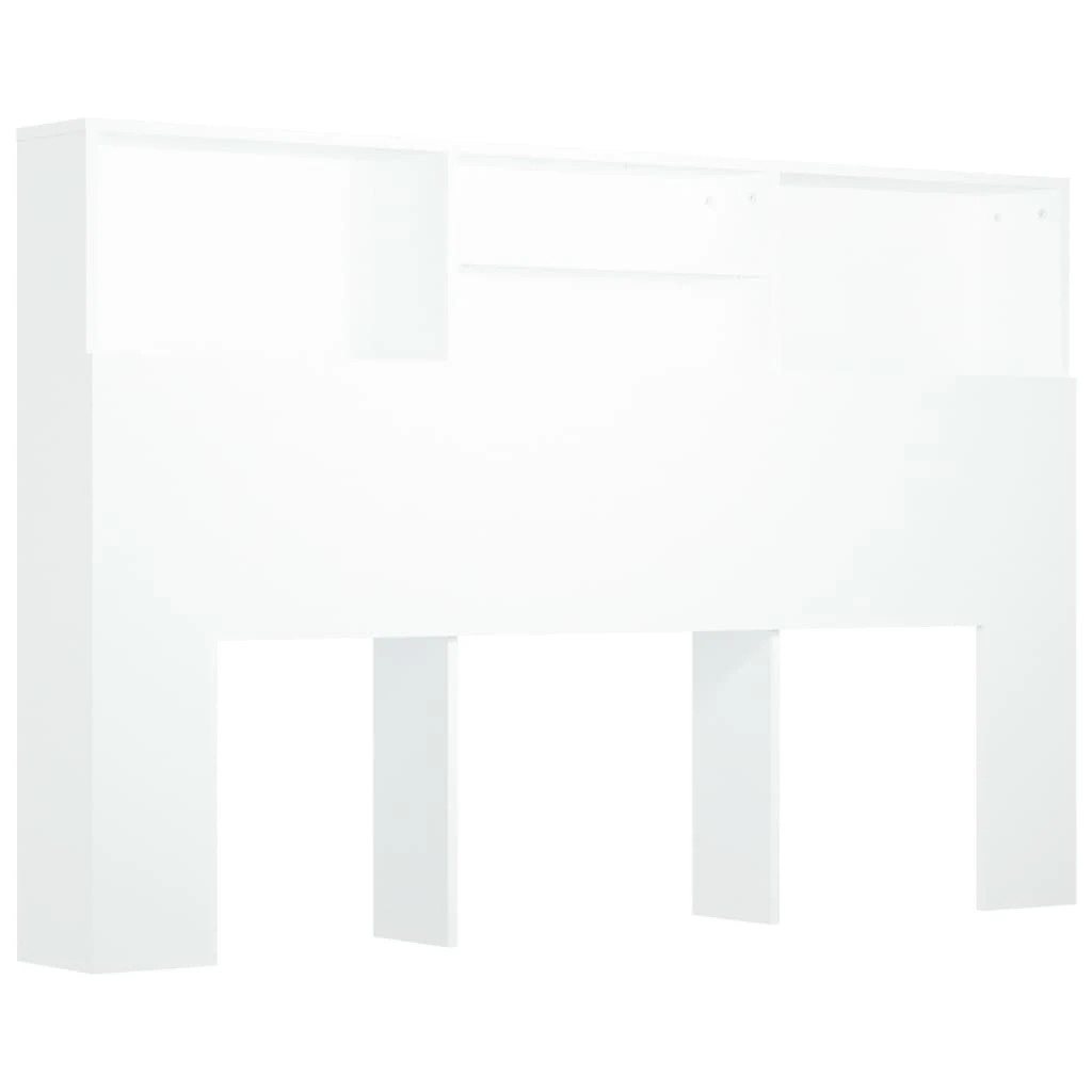 1 Vidaxl Headboard Cabinet - White, 1 of 8