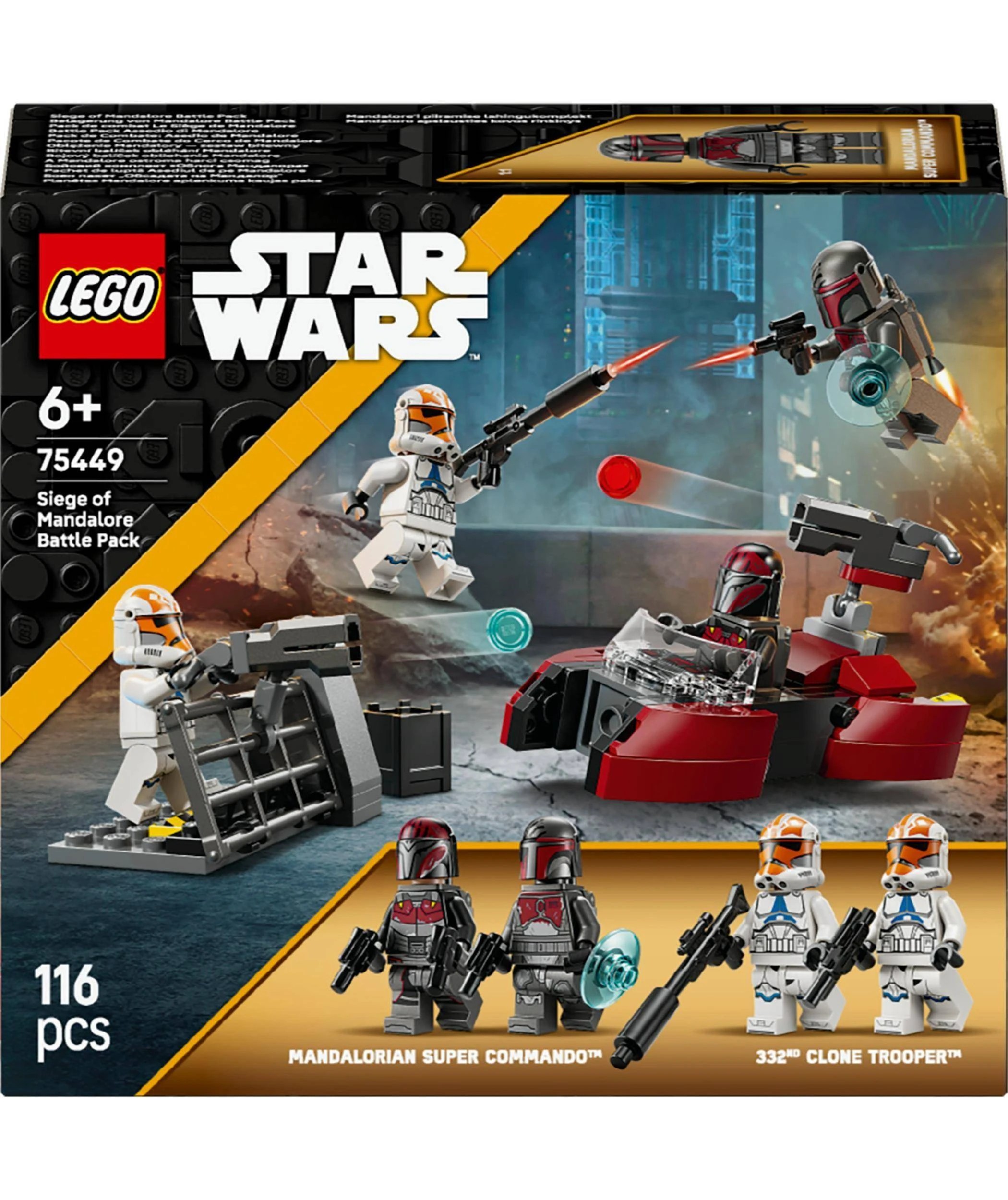 1 LEGO Star Wars Siege of Mandalore Battle Pack 75449, 1 of 10