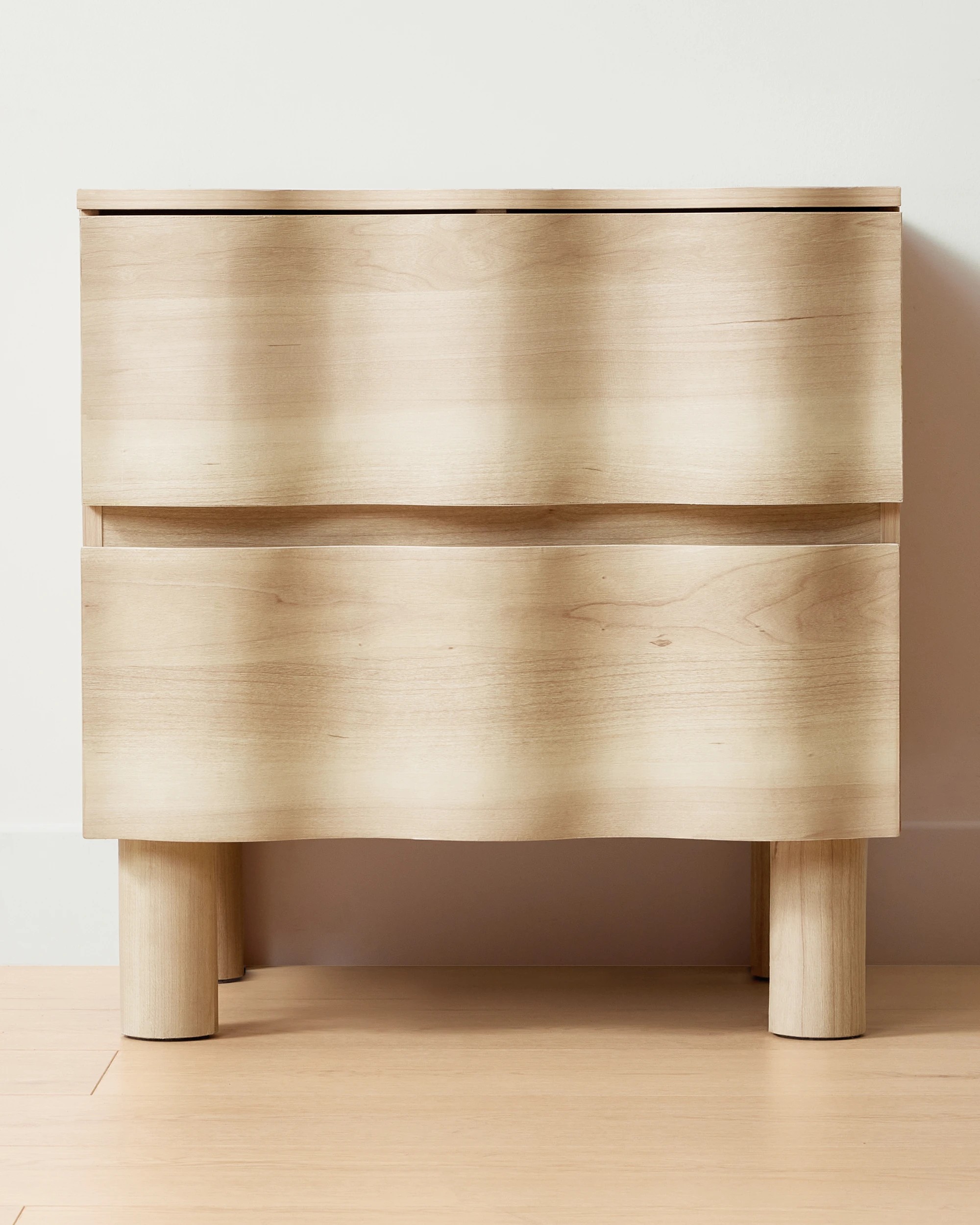 2 Ripple 2 Drawer Bedside Table - Light Oak, 2 of 6
