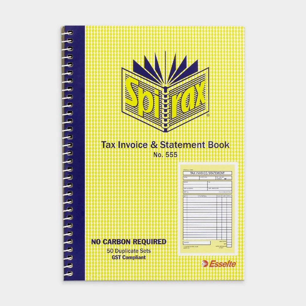 2 Spirax Invoice and Statement Book No.555, 2 of 2
