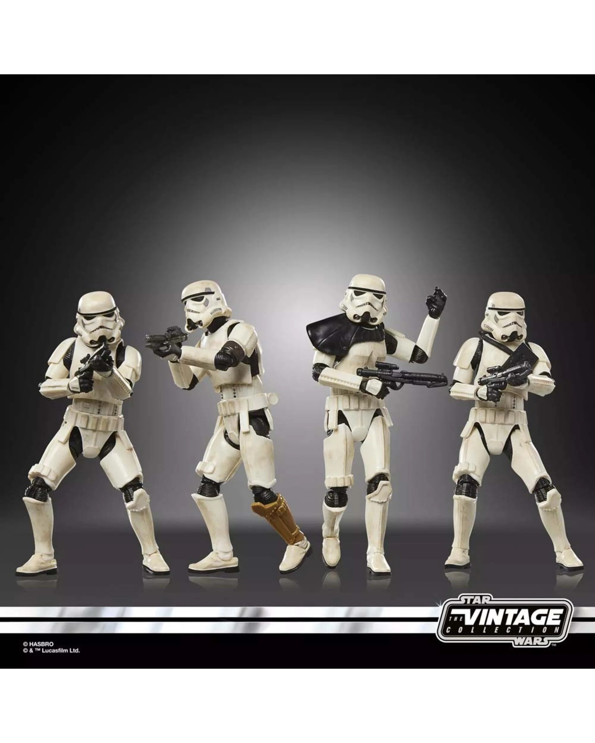 3 Star Wars - The Vintage Collection -Imperial Remnant StormtrooperAction Figure 4-Pack, 3 of 5