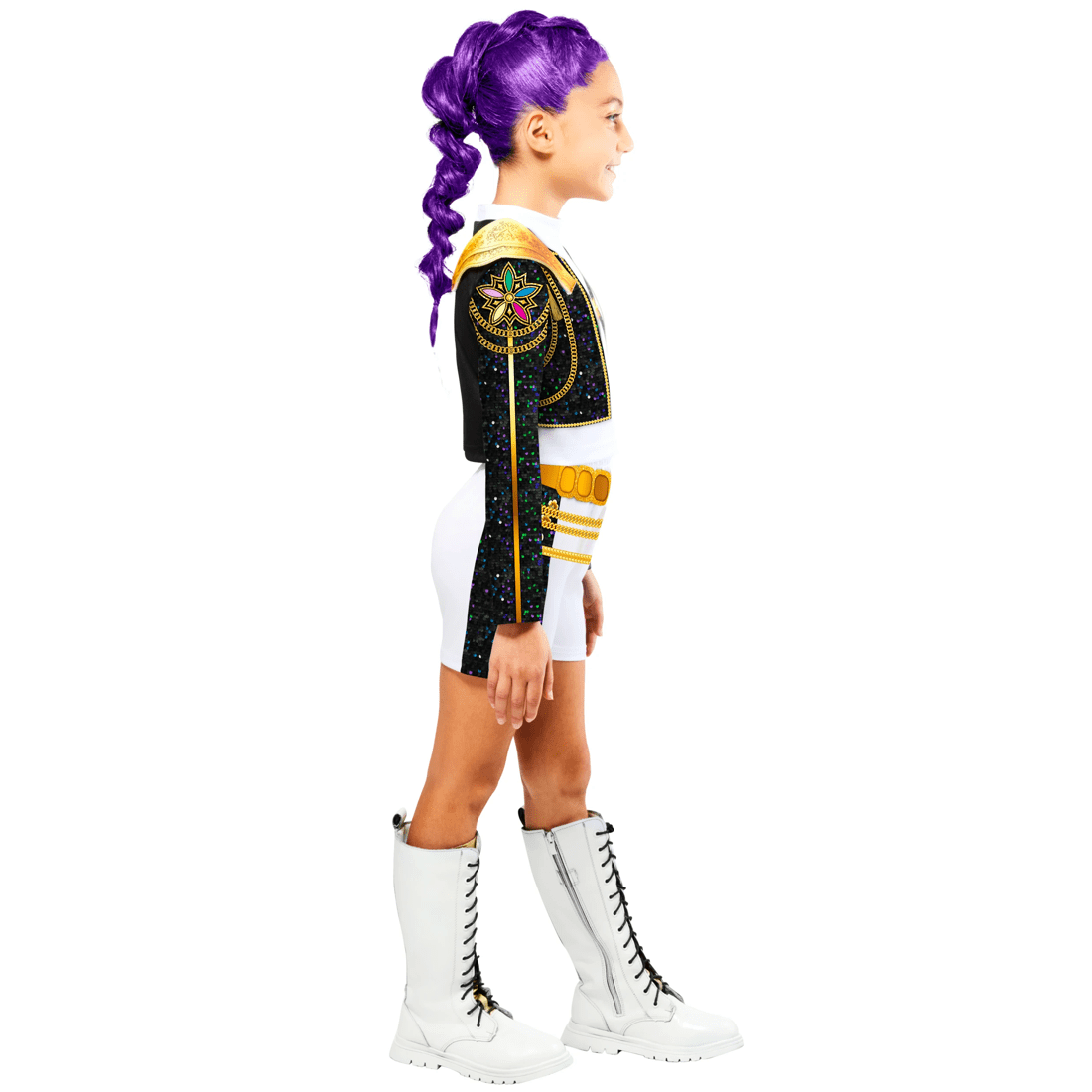 4 K-POP Demon Hunters Rumi Gold Kids Costume - Ages 6+, 4 of 5