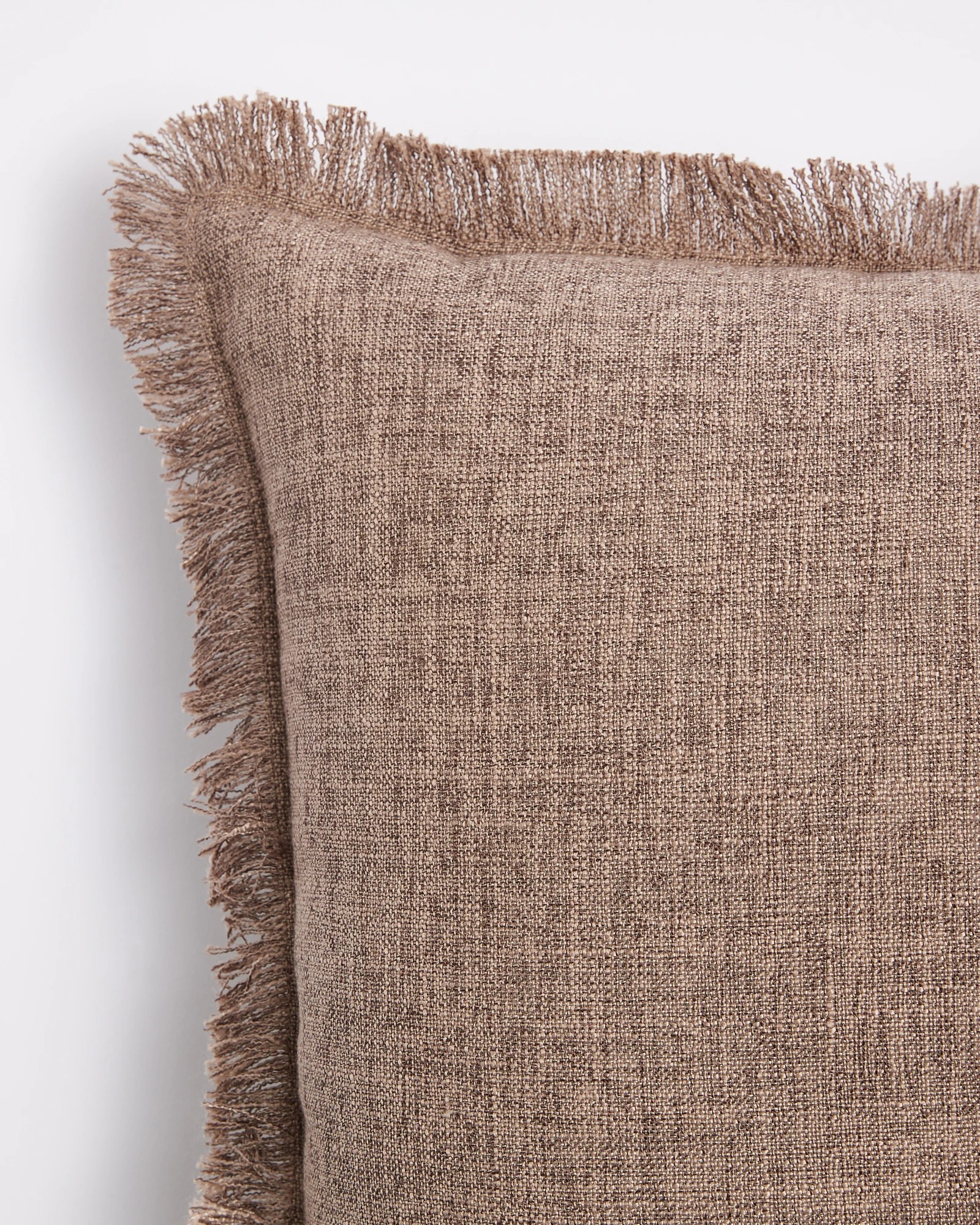 2 Target Ellerie Fringe Cushion - Brown, 2 of 2