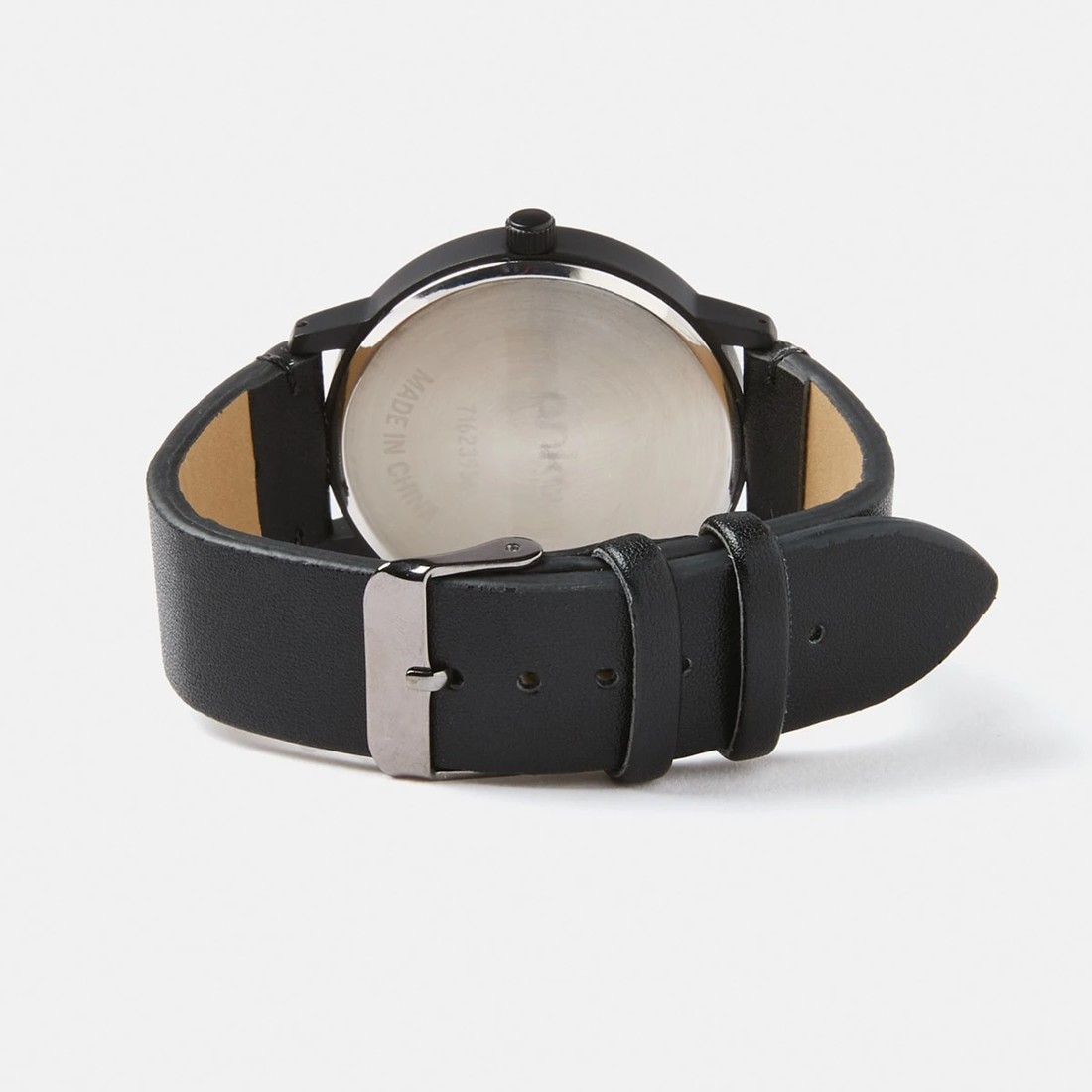 2 Analogue PU Watch - Black, 2 of 6