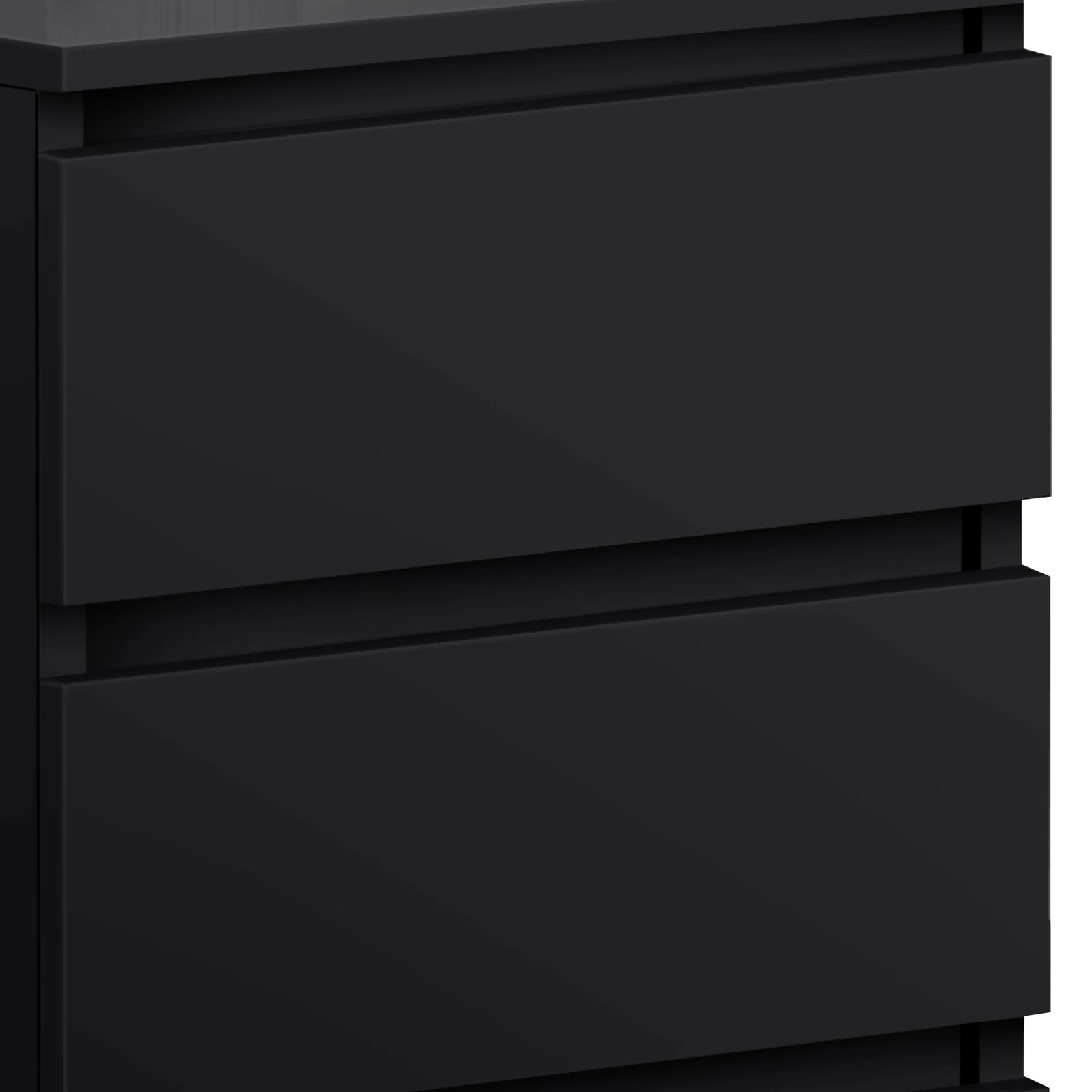 9 Alfordson 2x Bedside Table 3 Drawers - Black, 9 of 10