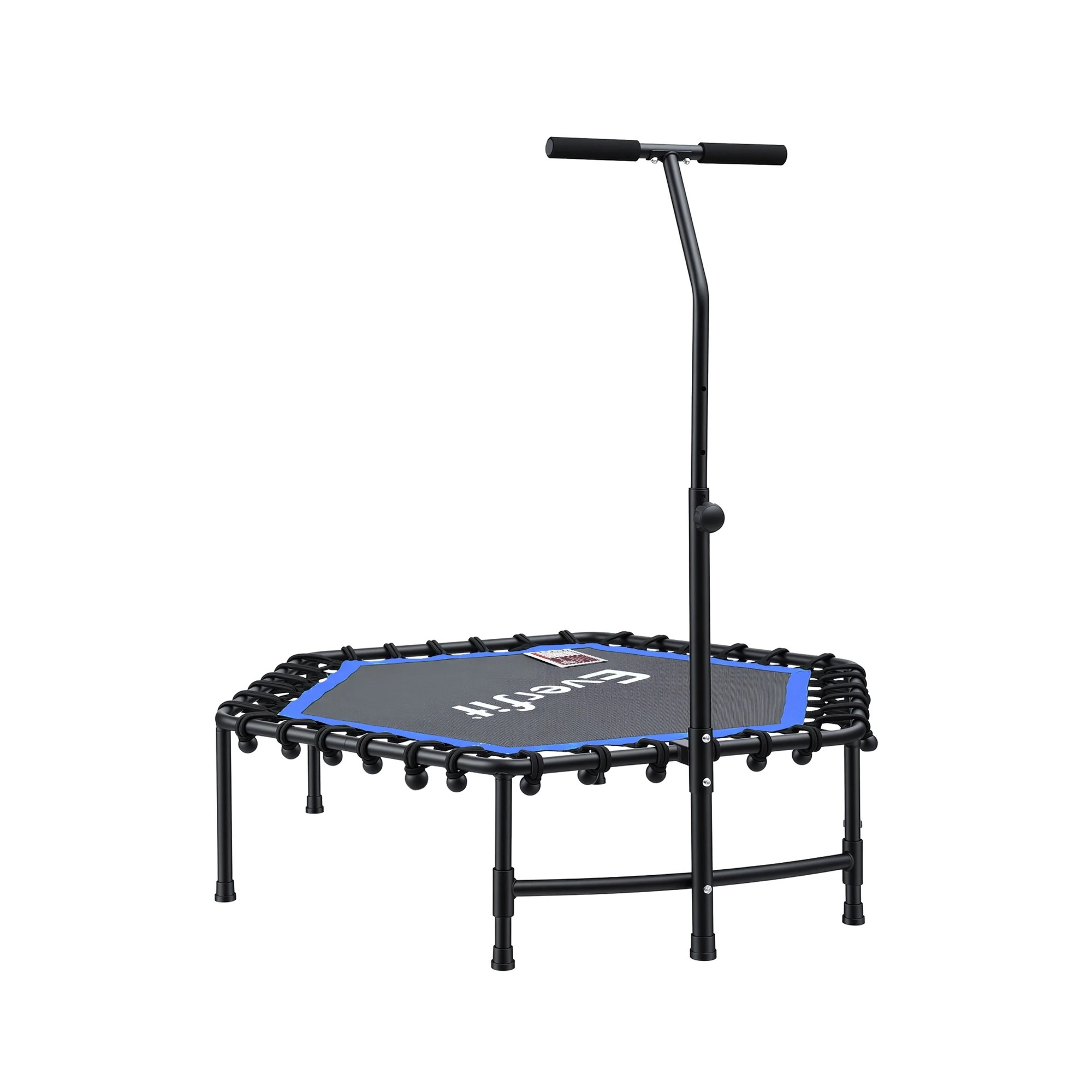 1 Everfit 48inch Hexagon Fitness Trampoline Rebounder Adjustable Handrail - Multi, 1 of 6