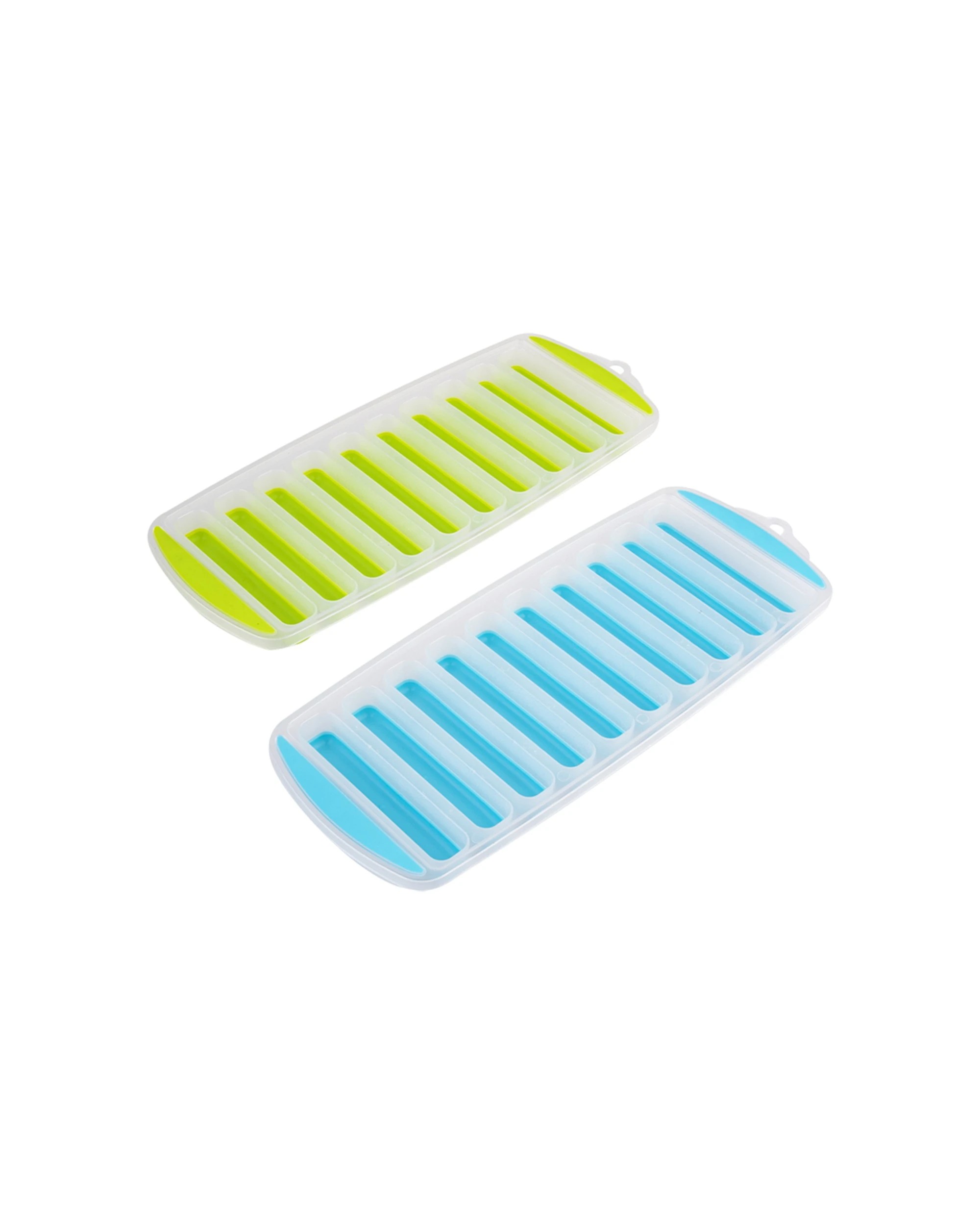1 Appetito 2pc Easy Release 10 Cube Stick Ice Tray Set Easy Release Base - Multi, 1 of 4