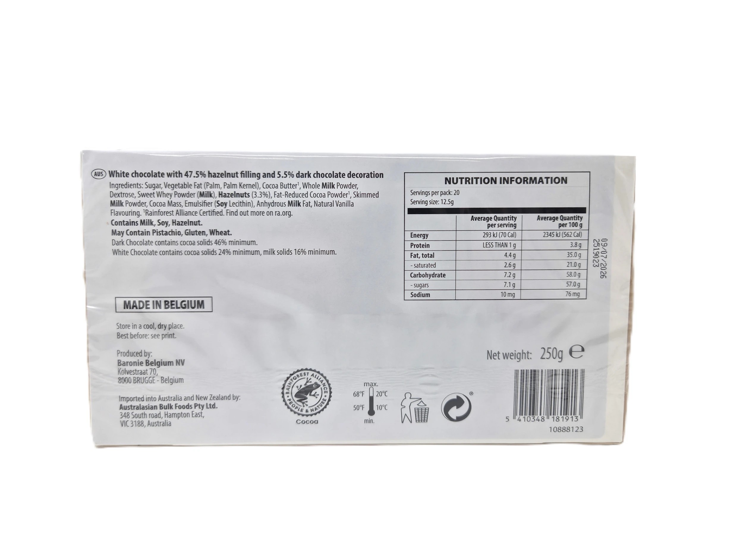 2 Kathy Brugge Belgium Seashells Chocolates 250g, 2 of 2