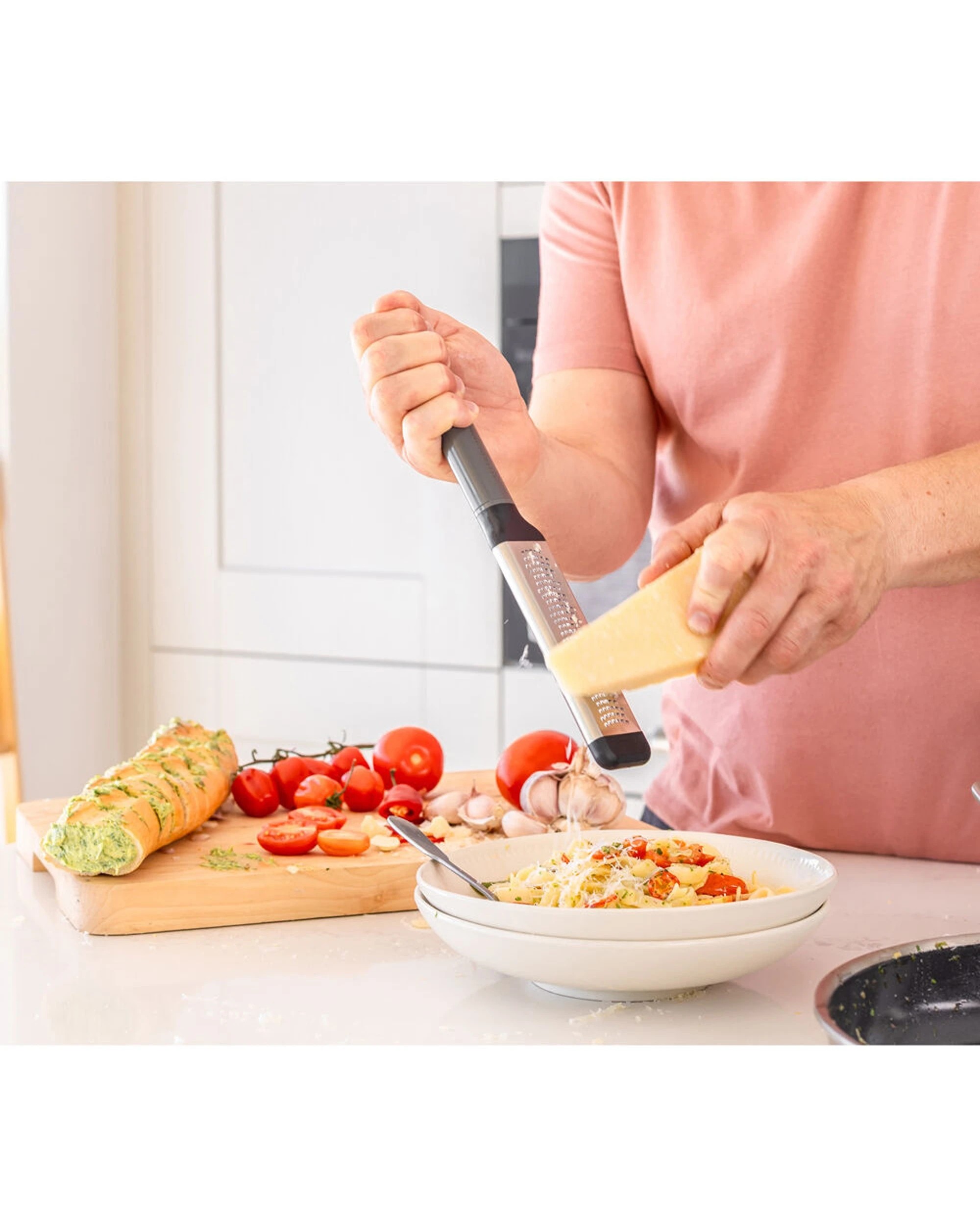 6 KitchenAid Classic Fine Etched Handheld Grater 2PK Ergonomic Non-Slip - Charcoal, 6 of 6