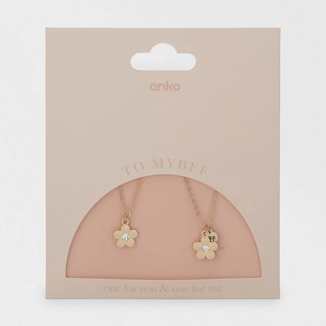 4 2 Pack BFF Daisy Necklace - Gold Tone, 4 of 4