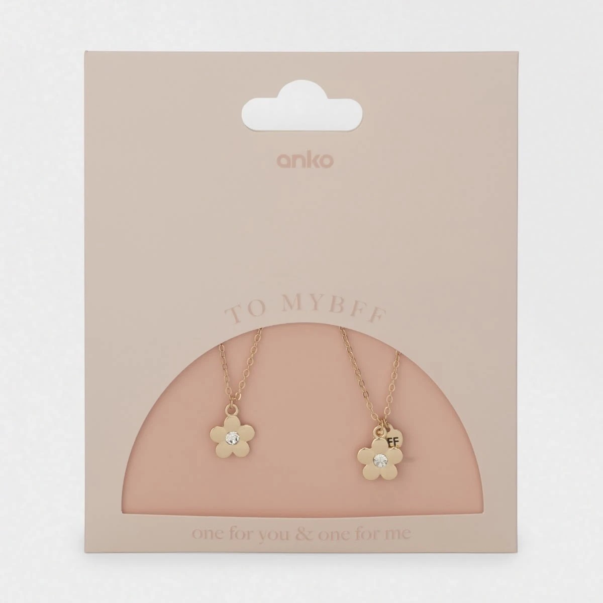 4 2 Pack BFF Daisy Necklace - Gold Tone, 4 of 4