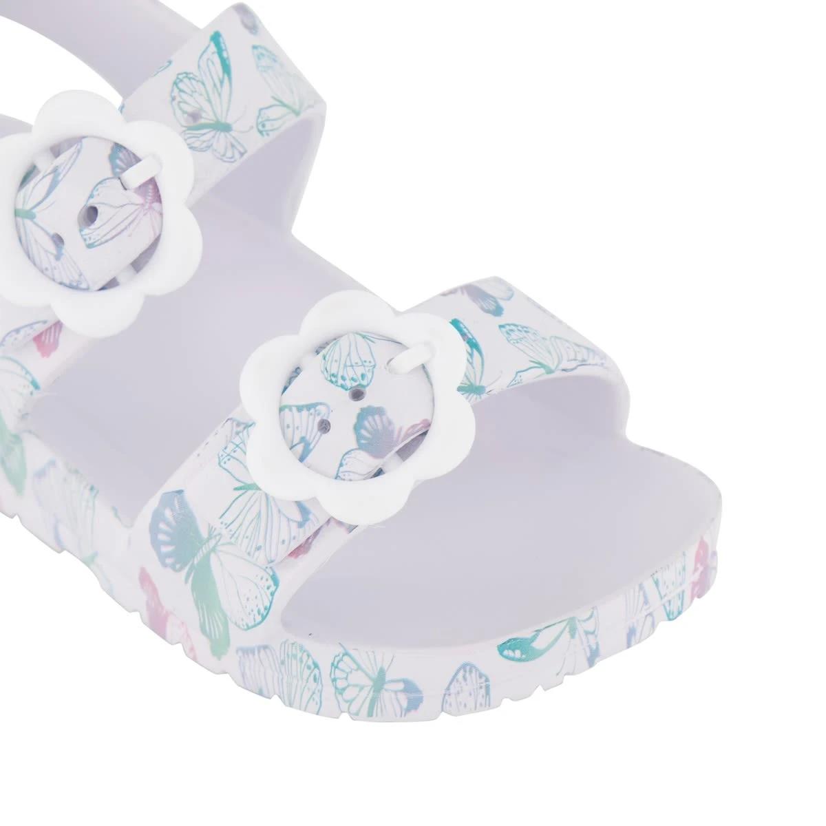 4 Junior Double Strap Slides Butterfly, 4 of 4