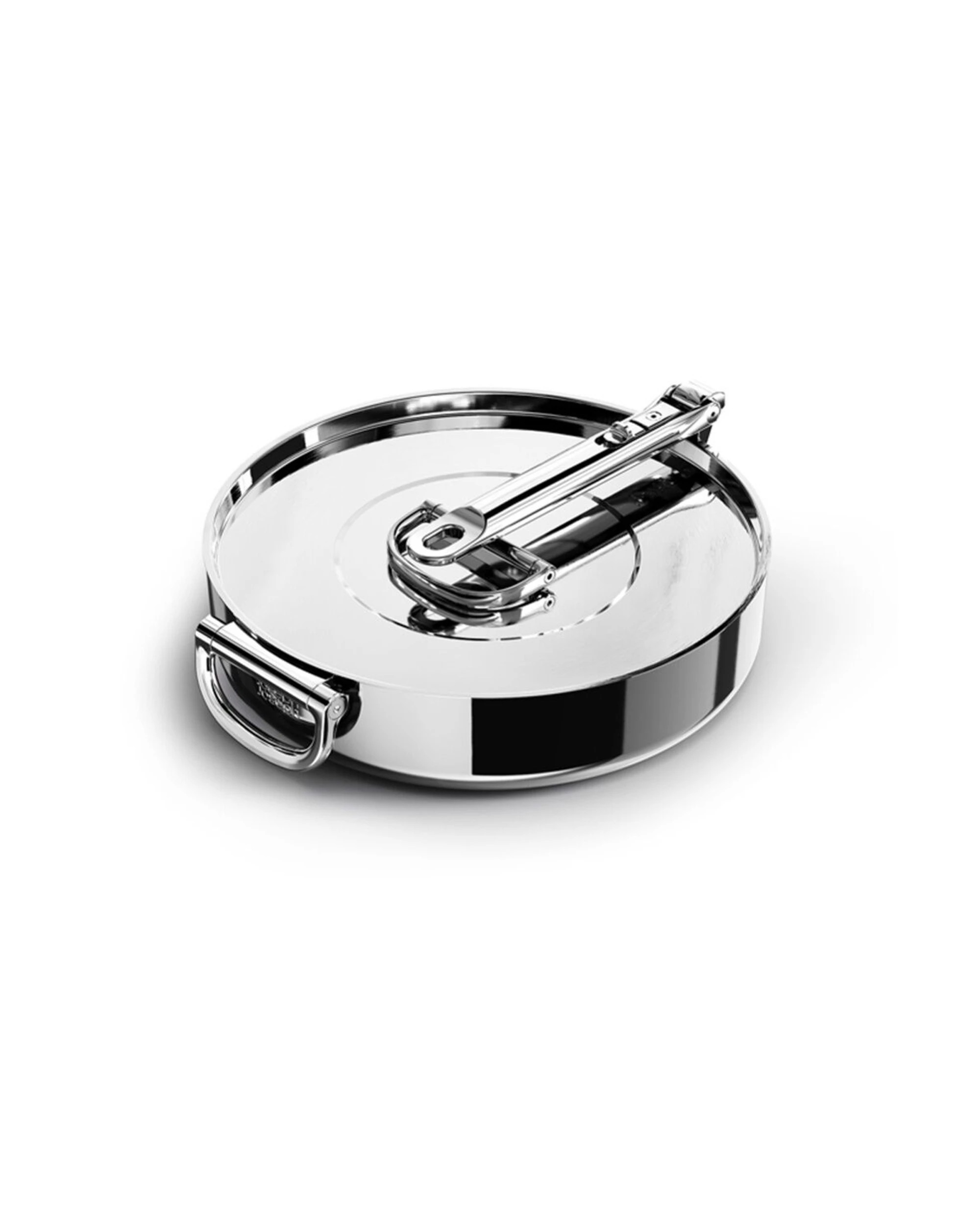 1 Joseph Joseph Space Saving 28cm Saute Pan With Lid Folding Handle Stainless Steel - Metallic, 1 of 7