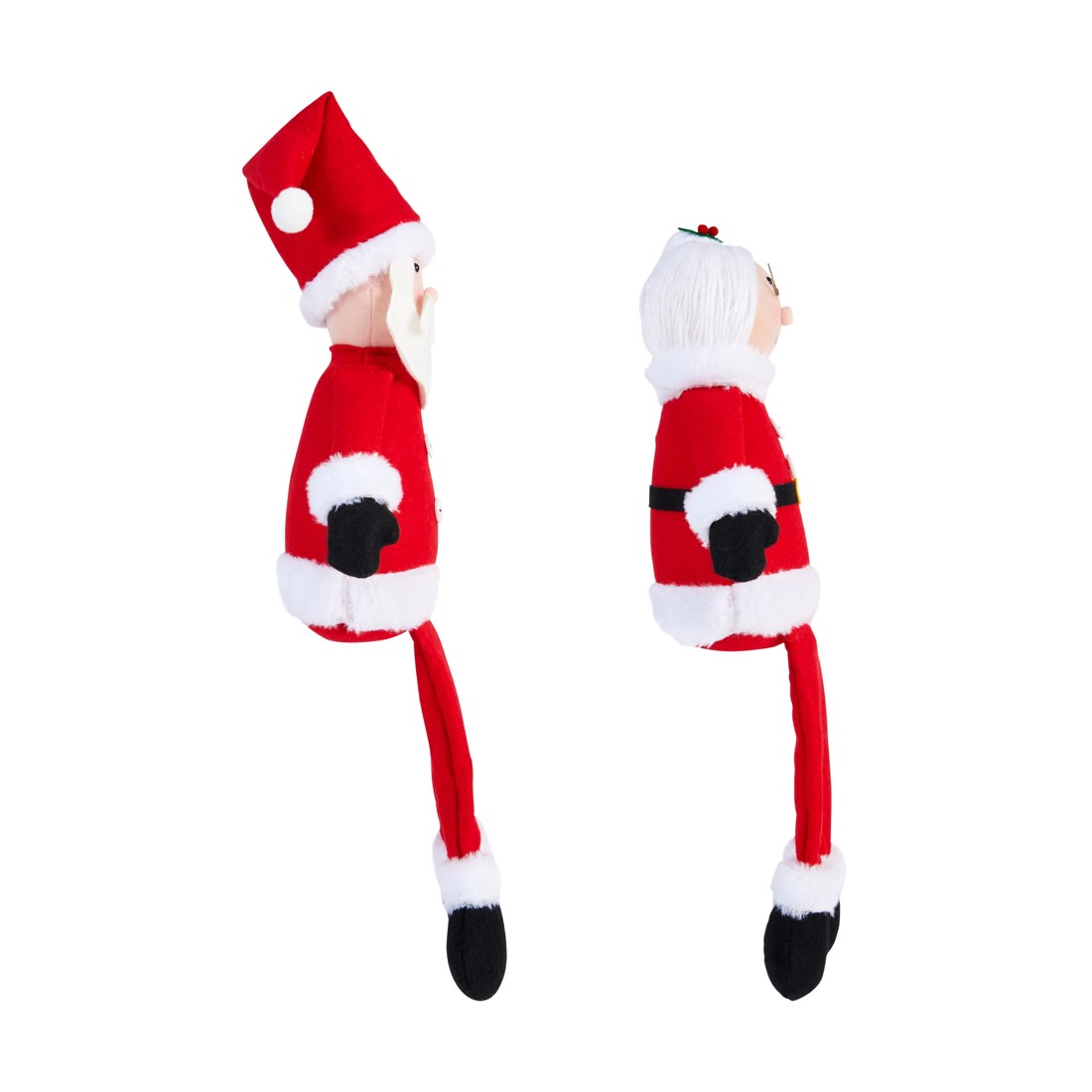 2 Sitting Santa or Mrs. Claus - Assorted, 2 of 6