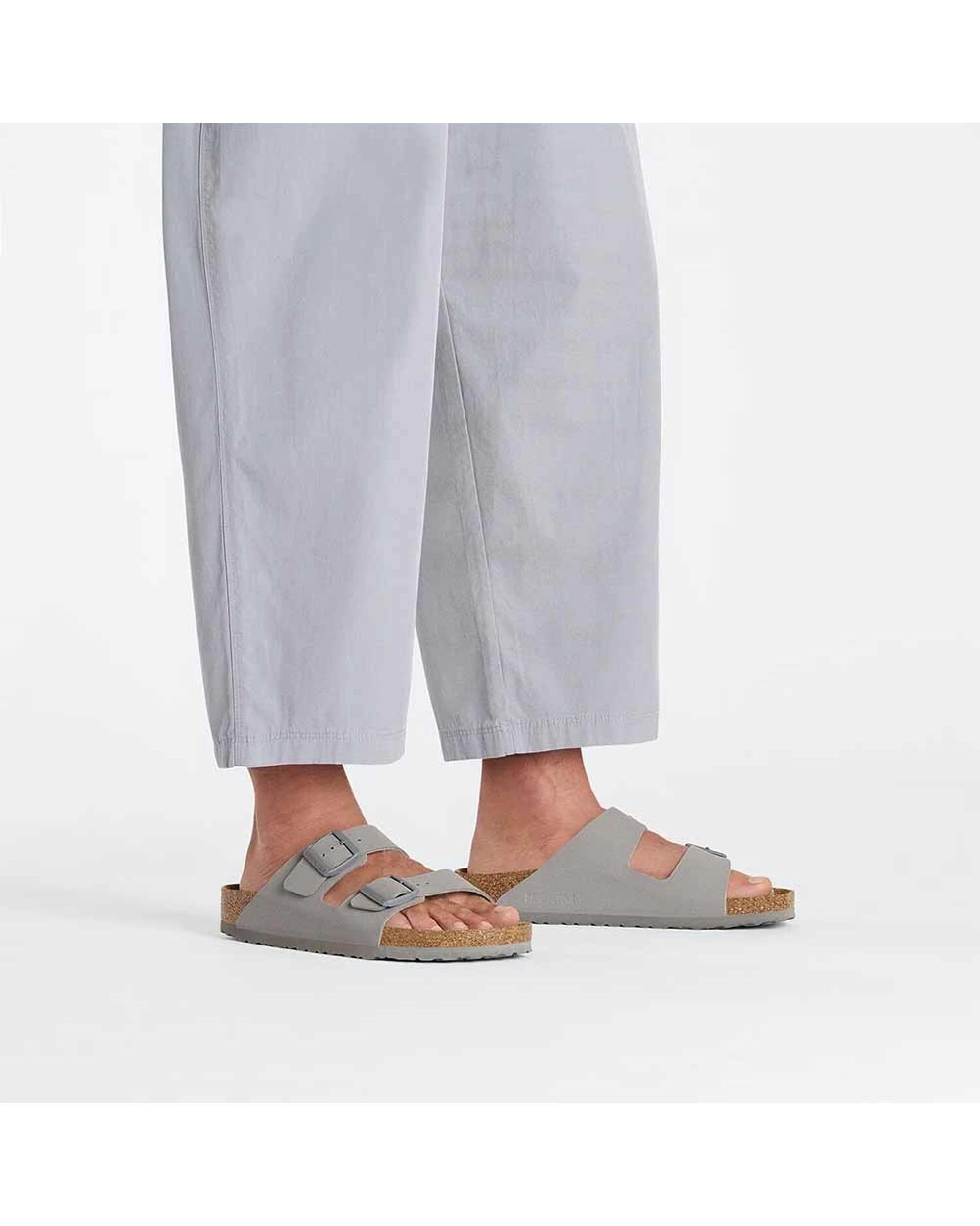 6 Birkenstock Arizona Birko-Flor Sandals Regular Width STONE COIN, 6 of 6